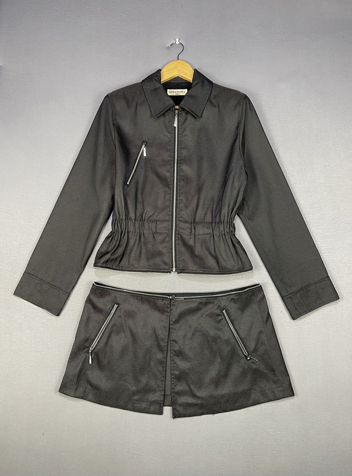 Japanese Brand SYNONYME Paris Attachable Skirt Mini Dress Size XS / US 0-2 / IT 36-38 - 1 Thumbnail