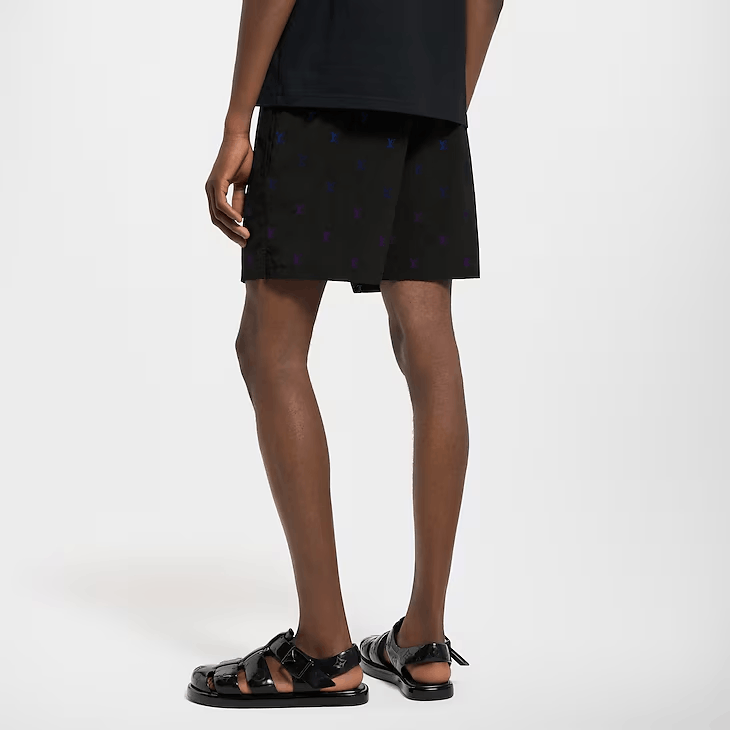Louis Vuitton LV Blason Gradient Embroidered Swim Shorts Size US 36 / EU 52 - 4 Thumbnail