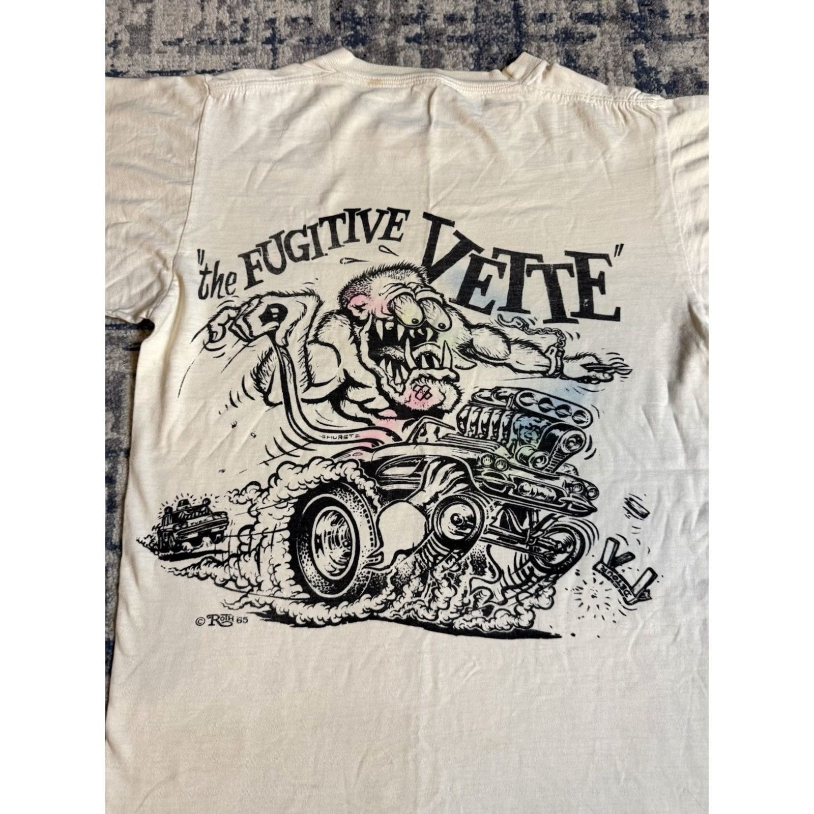 Vintage VINTAGE ROTH CORVETTE T SHIRT S 1965 ED BIG DADDY THE FUGITIVE VETTE SZ 1958 Men Size US S / EU 44-46 / 1 - 2 Thumbnail