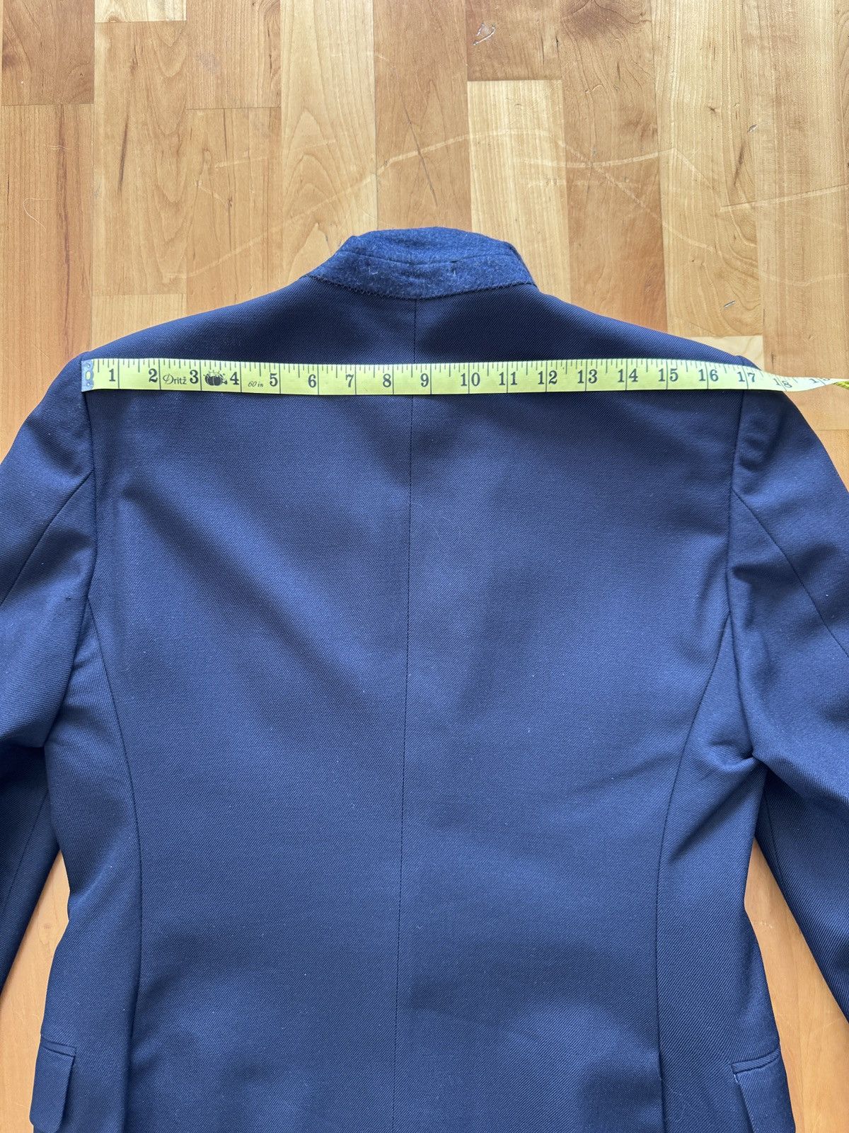 Yves Saint Laurent Vintage Yves Saint Laurent Navy Blazer 36r Size 36R - 10 Thumbnail