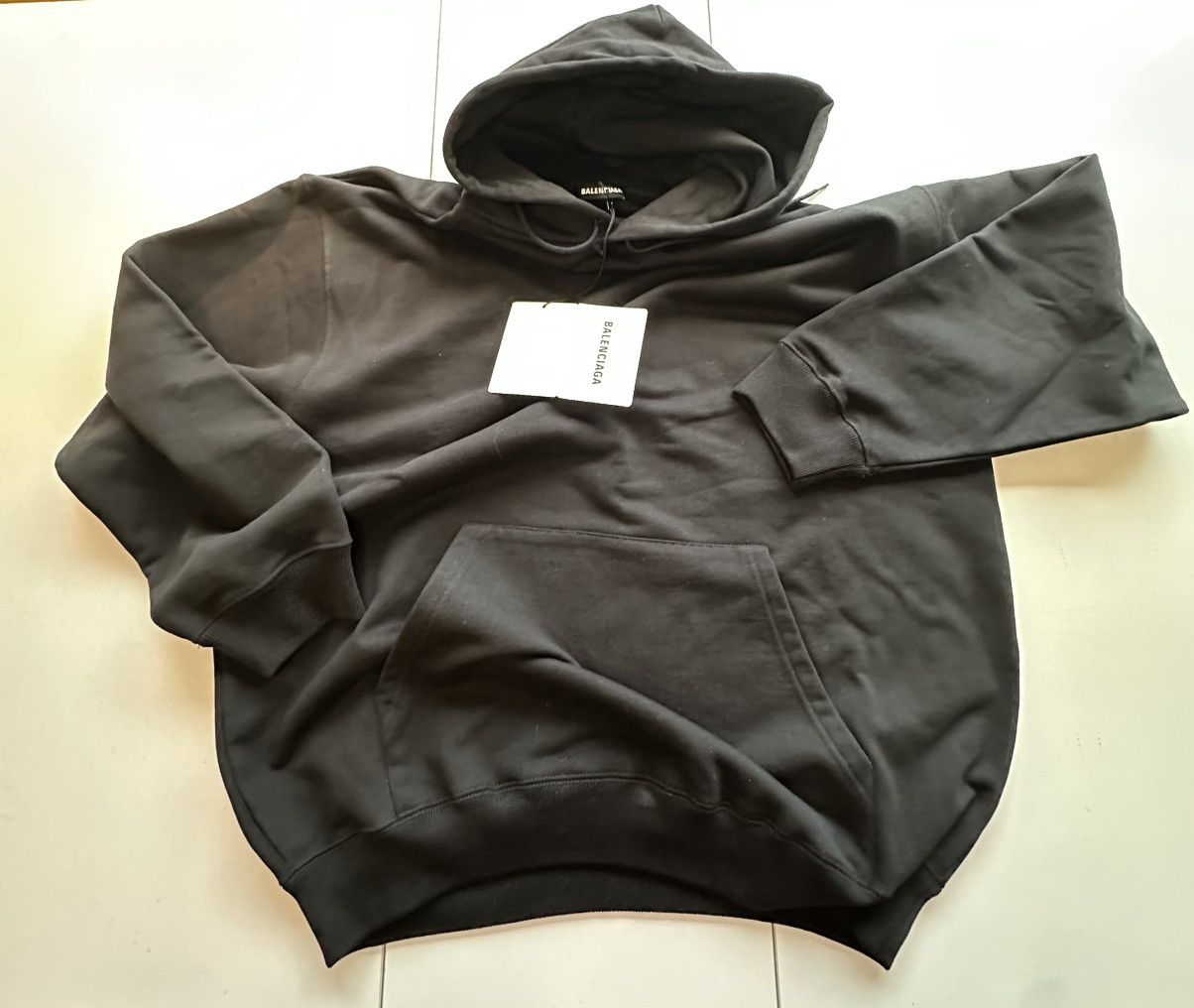 Balenciaga Balenciaga Logo Pullover Hoodie Size US L / EU 52-54 / 3 - 2 Thumbnail