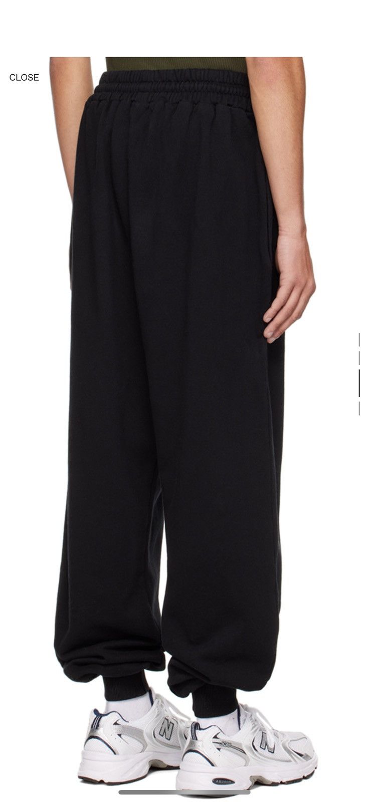 LUU DAN LU’U DAN BLACK KUNGFU LOUNGE PANTS Size US 29 - 4 Thumbnail