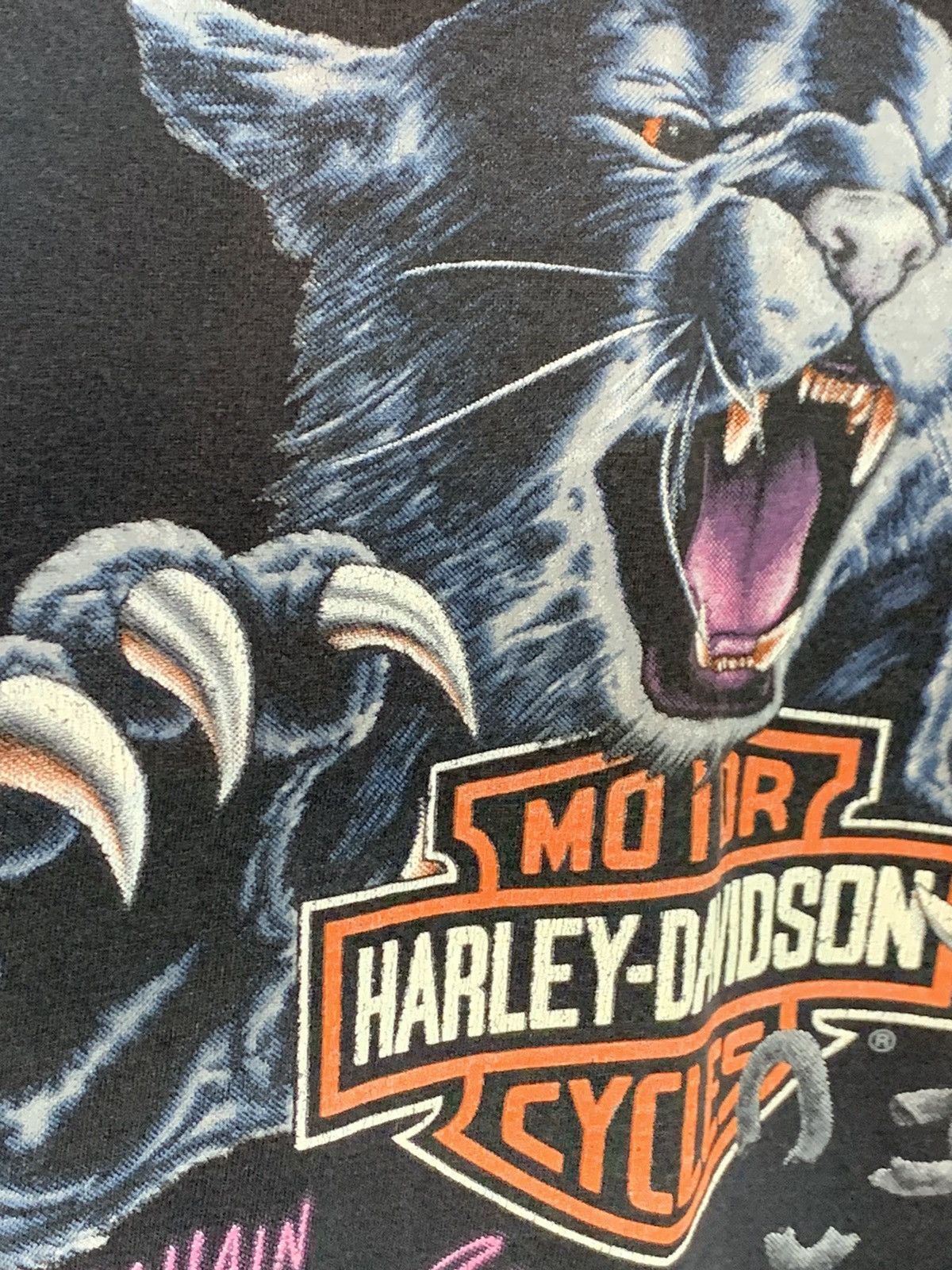 Harley Davidson *RARE* Vintage 1992 Harley Davidson Panther Los Angeles Tank Size US L / EU 52-54 / 3 - 6 Thumbnail