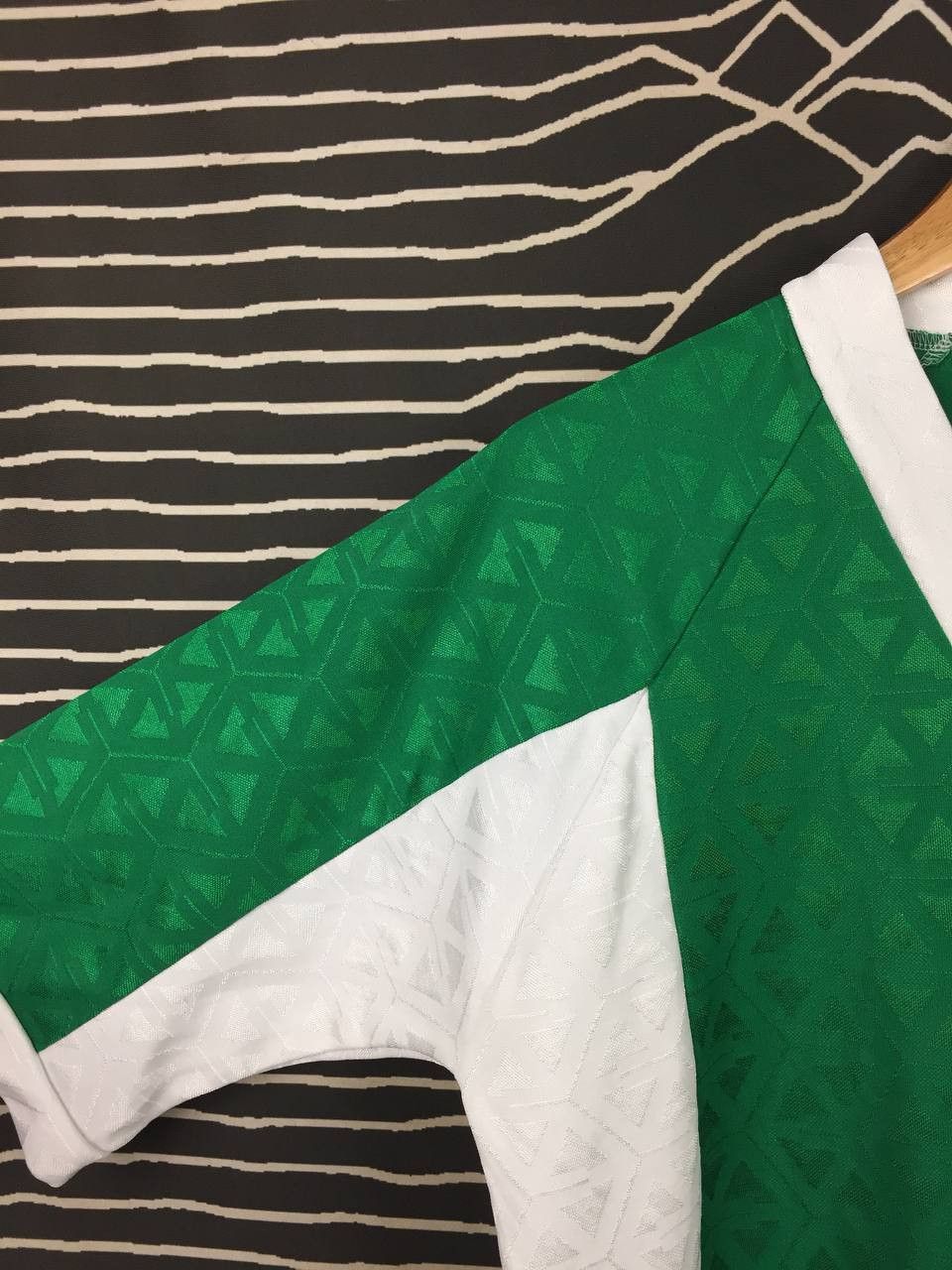 Vintage Vtg Attack Sports Wear Geometric Jacquard Print Jersey Size US M / EU 48-50 / 2 - 4 Thumbnail