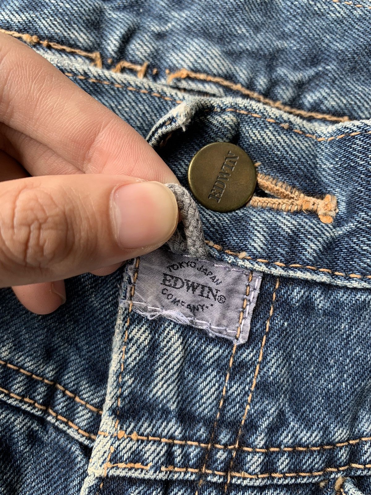 Edwin × Vintage VINTAGE EDWIN DISTRESSED DENIM Size US 28 / EU 44 - 5 Thumbnail