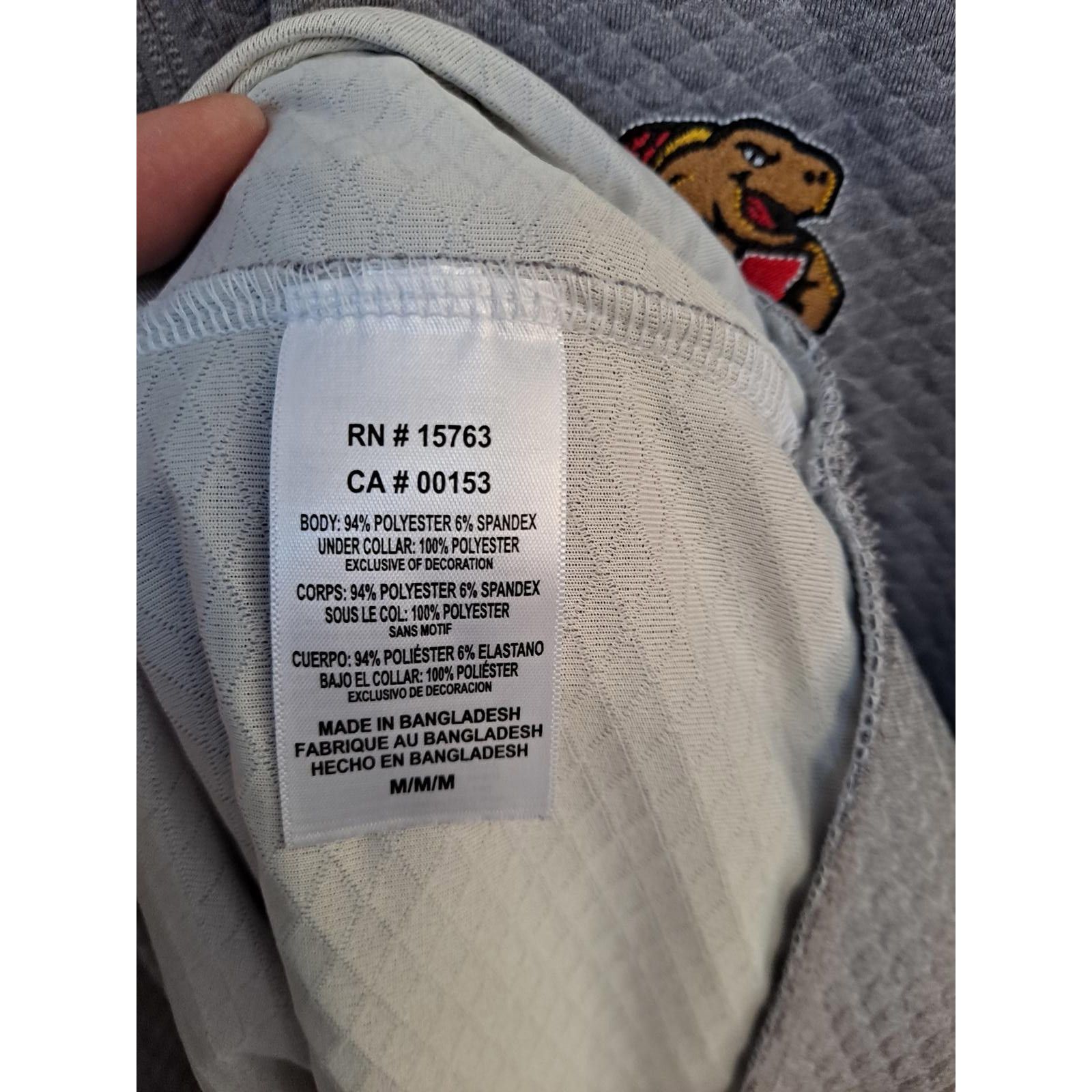 Champion Champion Maryland Terrapins 1/4 Zip Quilted Gray Sweatshirt Size US M / EU 48-50 / 2 - 6 Thumbnail