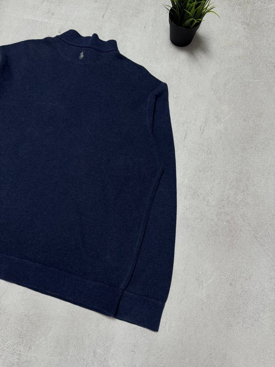 Polo Ralph Lauren × Vintage Vintage Polo Ralph Lauren Sweatshirt Zip 1/4 Double-Sided Size US L / EU 52-54 / 3 - 8 Thumbnail