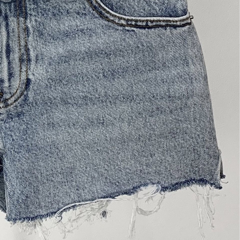 Alexander Wang Alexander Wang Fake Two-piece Low-rise Denim Shorts K26WX Size 24" / US 00 / IT 34 - 4 Thumbnail