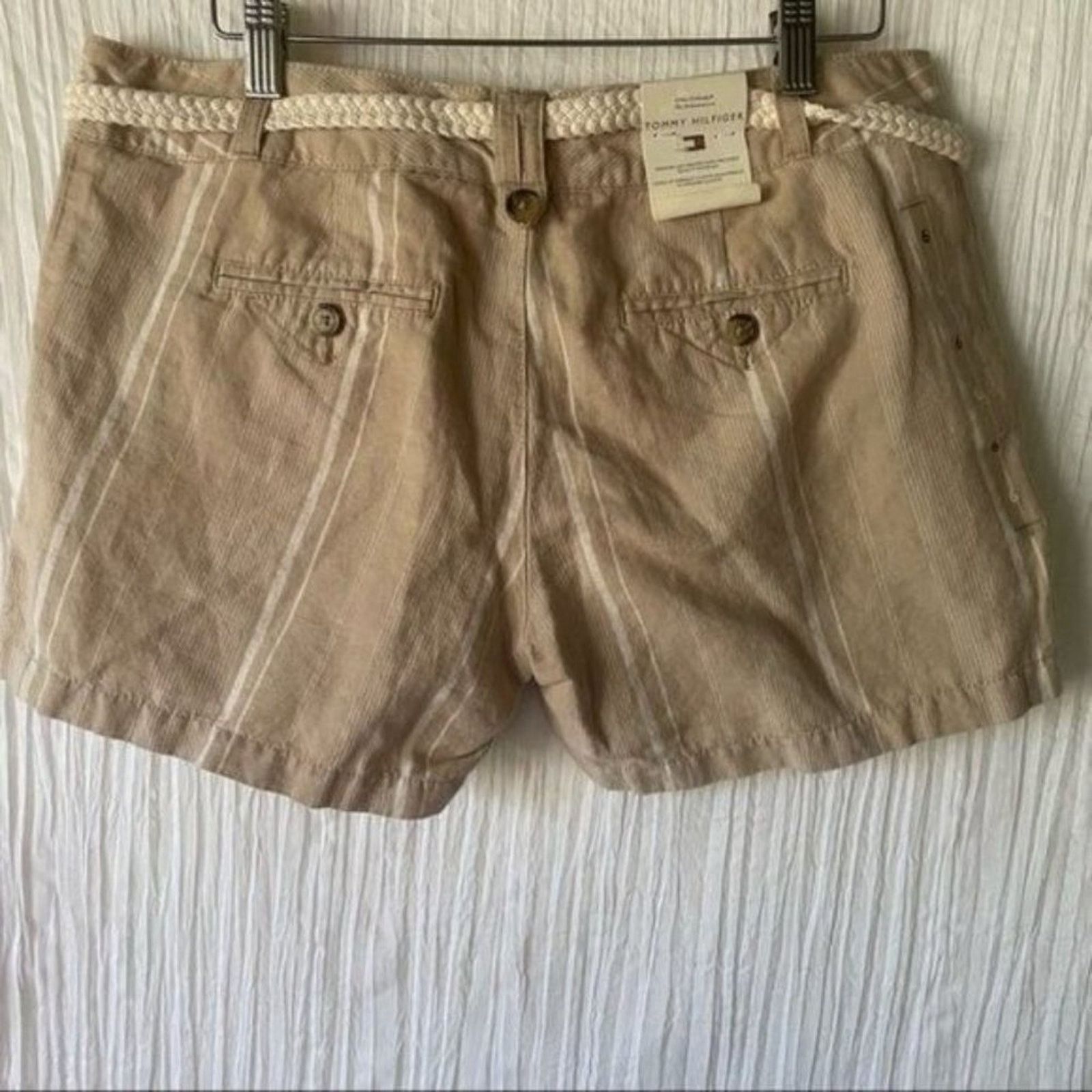 Tommy Hilfiger Tommy Hilfiger NWT· Size 6 · Linen Blend Chino Shorts Beige Size 28" / US 6 / IT 42 - 5 Thumbnail