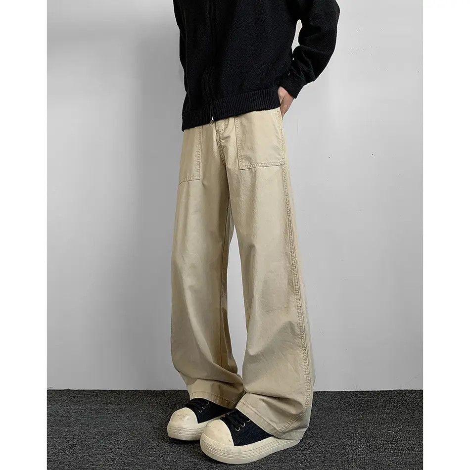 Japanese Brand Retro loose straight leg micro flared jeans Size US 32 / EU 48 - 1 Thumbnail