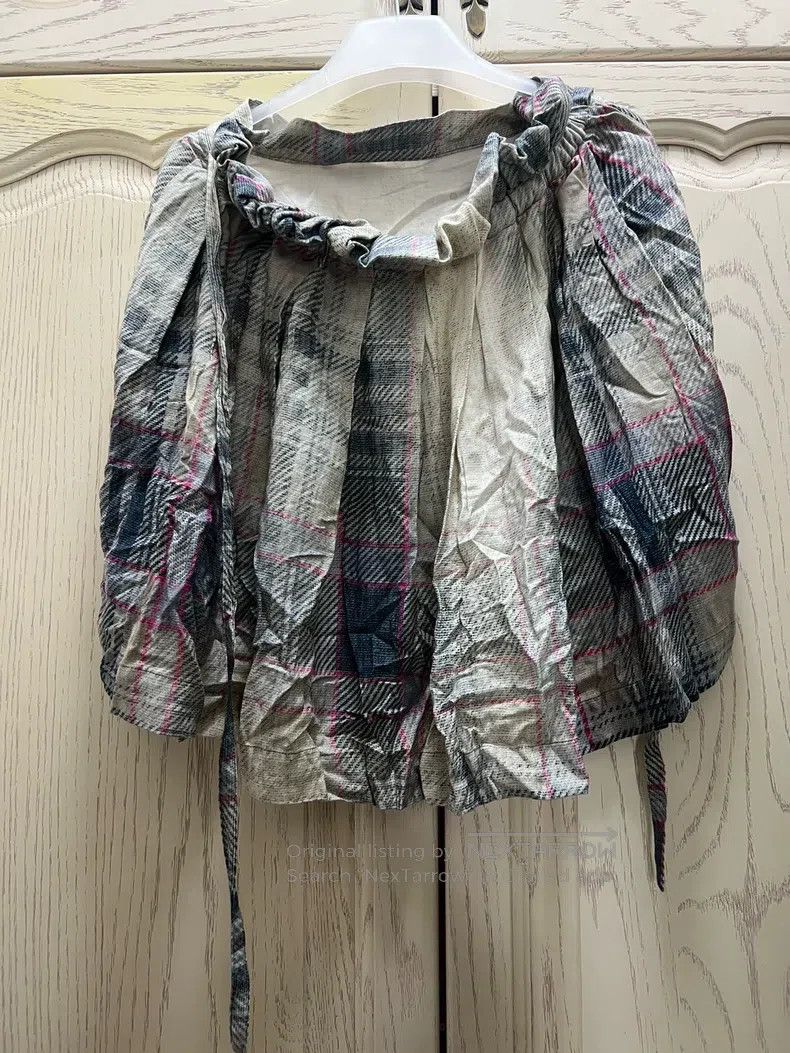 Vivienne Westwood Vivienne Westwood Checked loose-fitting half skirt, size 4 Size 26" / US 2 / IT 38 - 2 Thumbnail