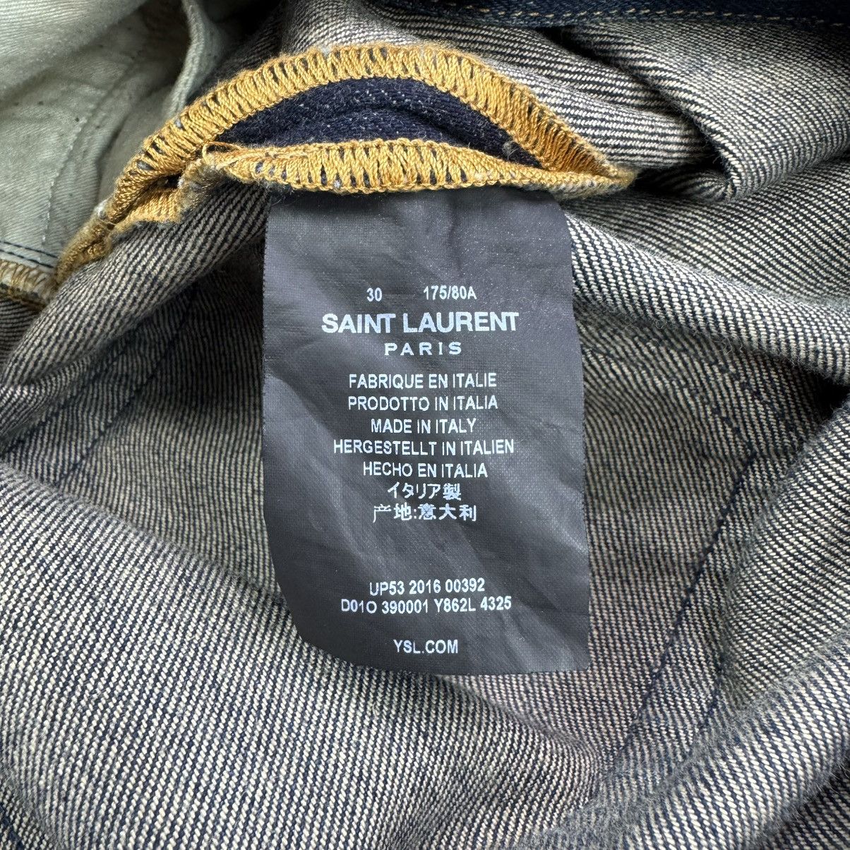 Saint Laurent Paris SAINT LAURENT PARIS FW16 BLUE D02 DENIM Size US 30 / EU 46 - 4 Thumbnail