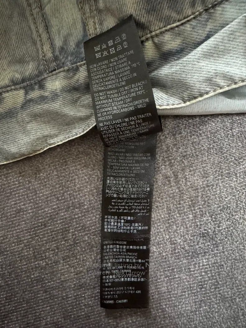 Balenciaga Balenciaga Digital Denim Jacket Size US XL / EU 56 / 4 - 5 Thumbnail