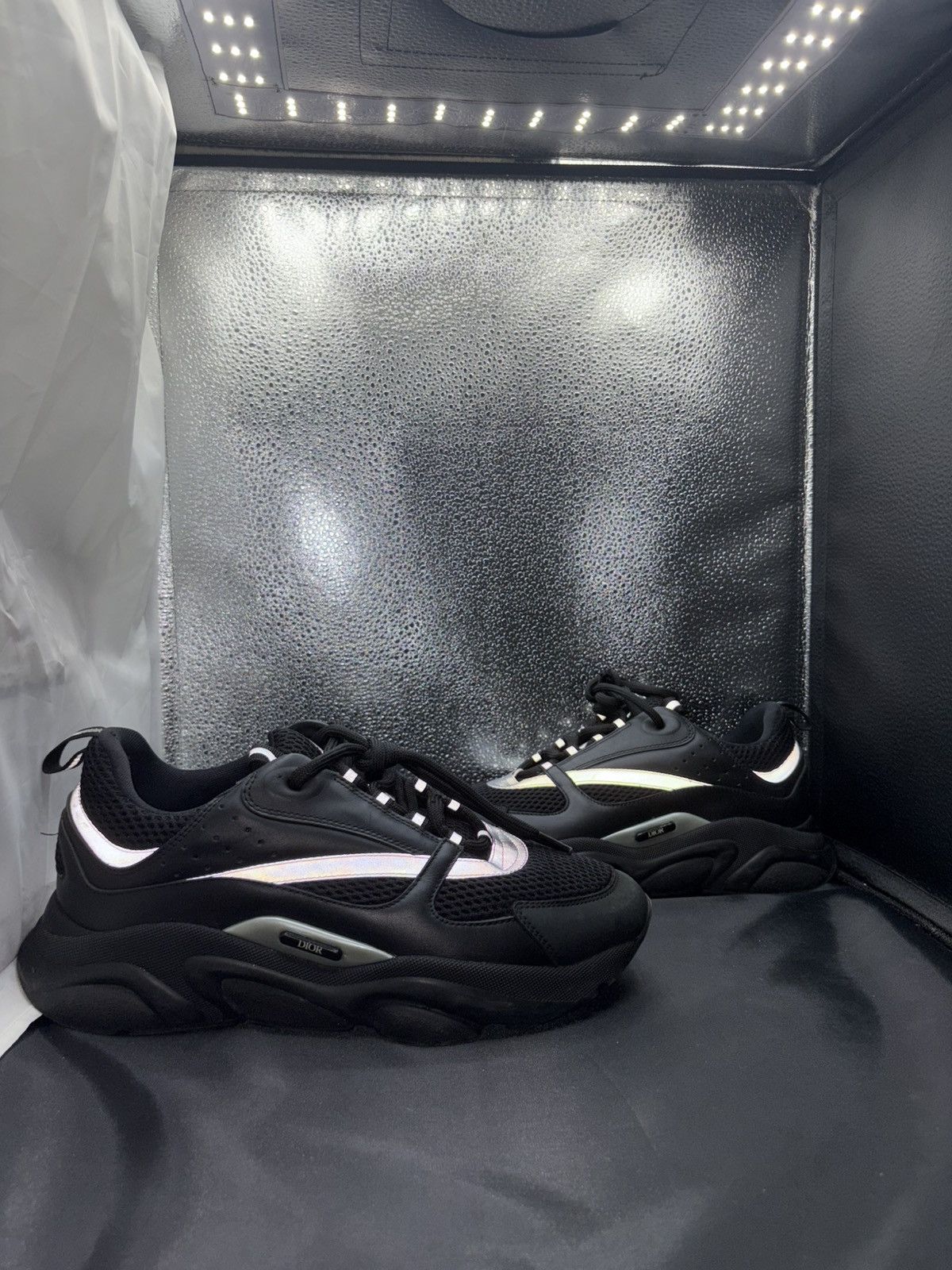 Dior Dior B22 Black Silver Size US 11 / EU 44 - 3 Thumbnail