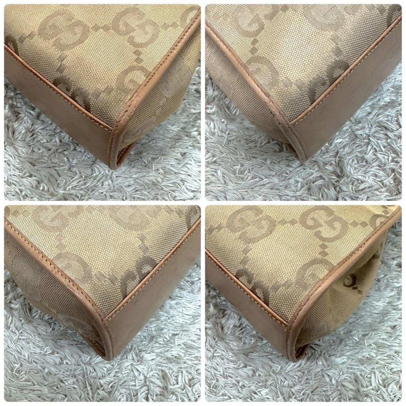 Gucci Gucci - Beige Monogram Canvas Shoulder Bag Size ONE SIZE - 9 Thumbnail