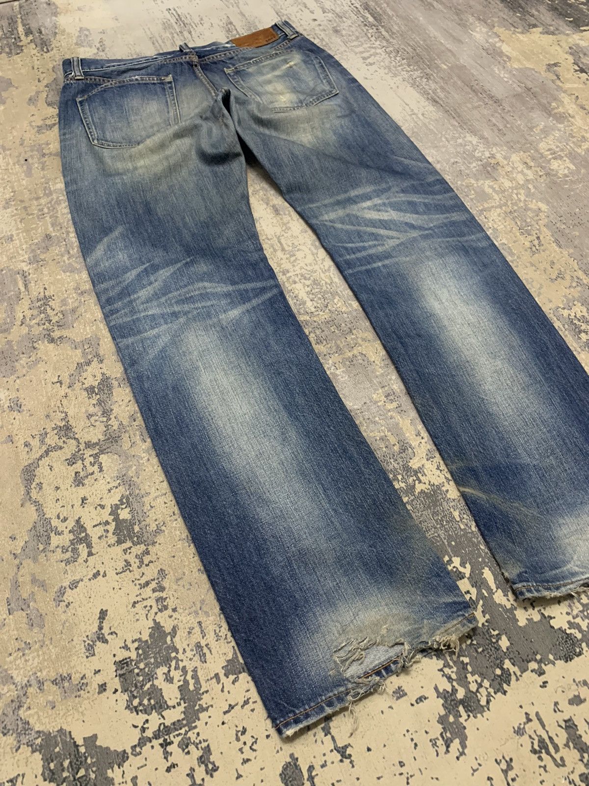 Hysteric Glamour Uniqlo Japan Distressed Hysteric Glamour Style Jeans 34x33 Size US 34 / EU 50 - 12 Thumbnail