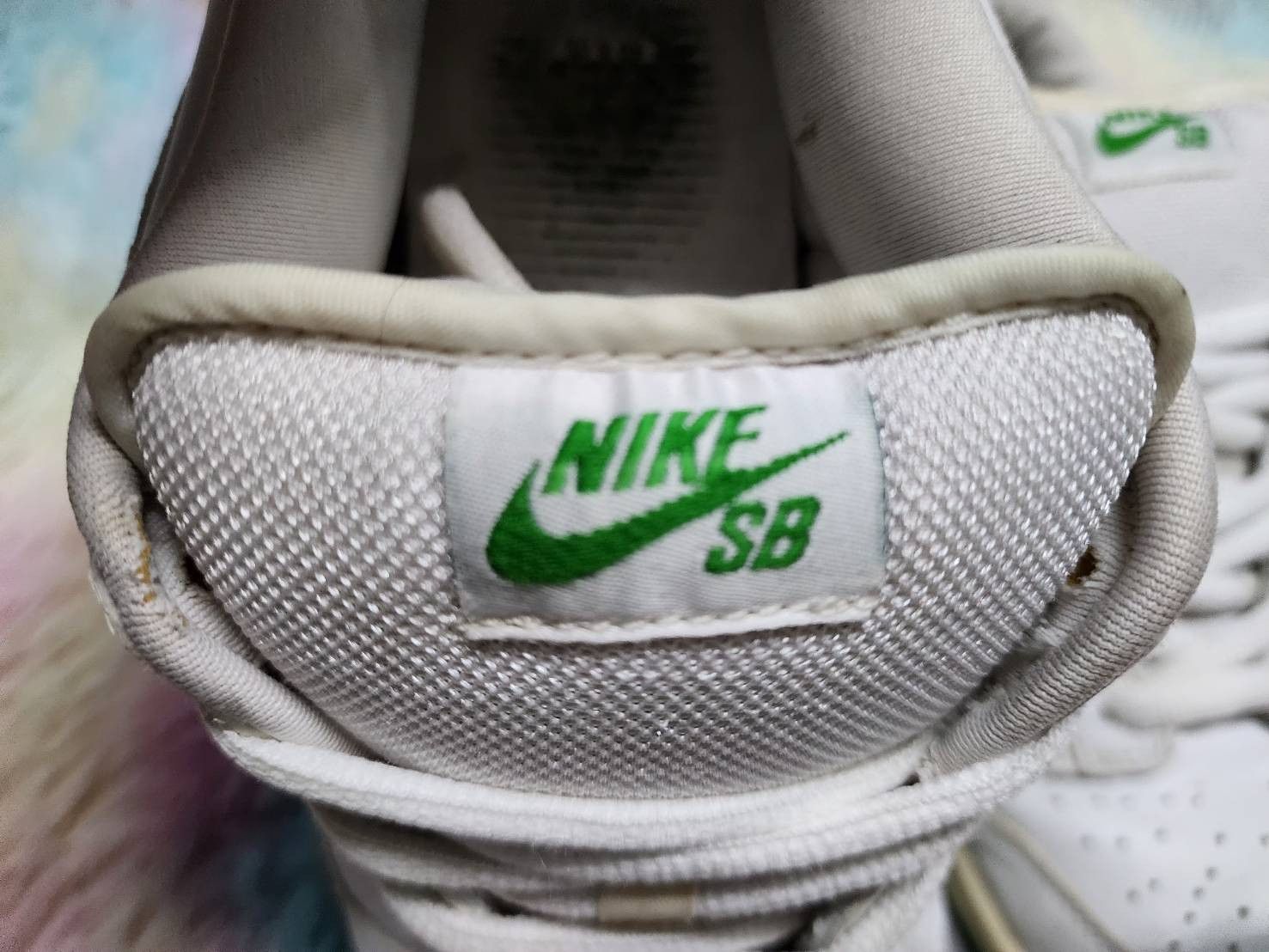 Nike Nike Sb Dunk Low Classic White Green Size US 10.5 / EU 43-44 - 4 Thumbnail