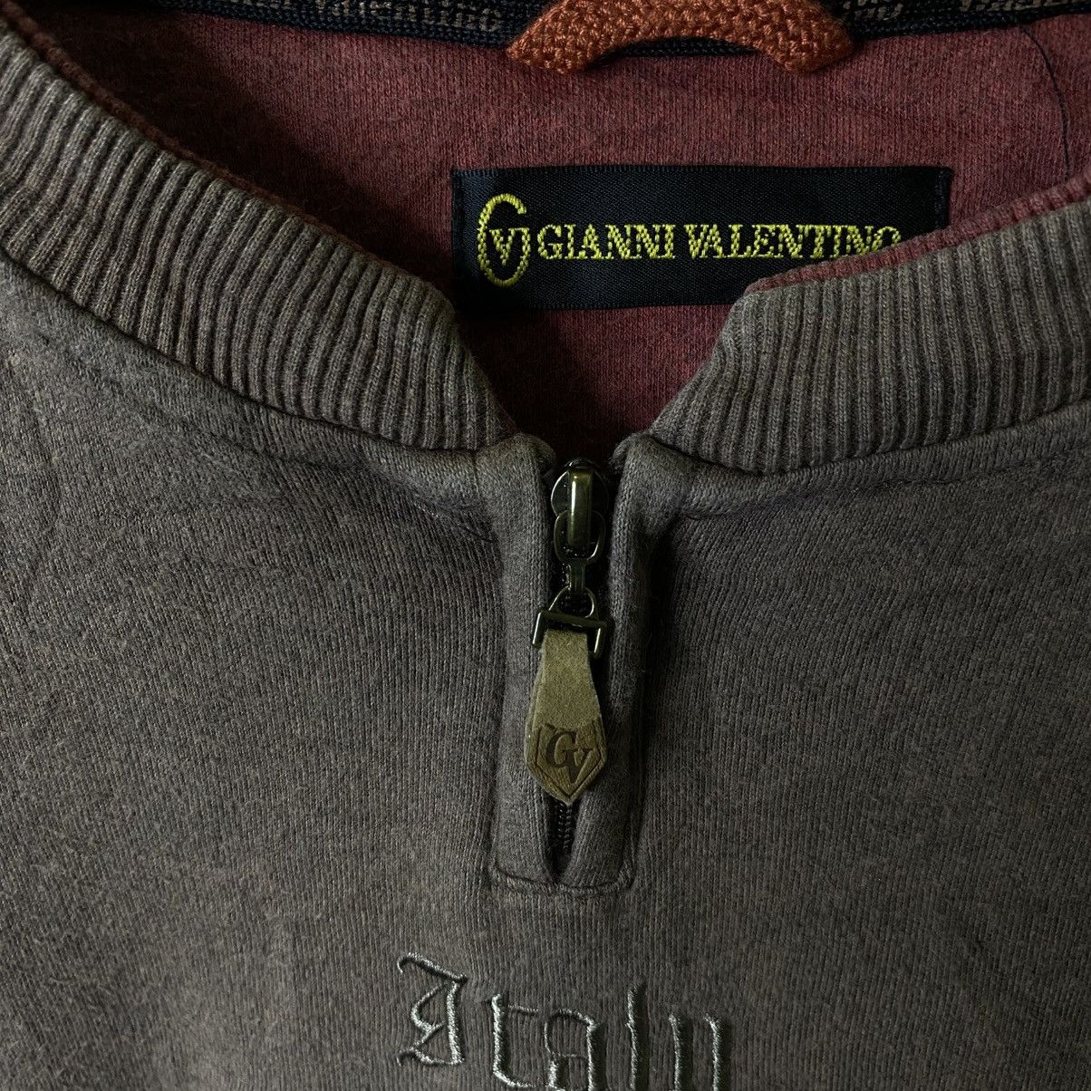 Gianni Valentino Gianni Valentino Quarter Zipper Sweatshirt Size US XL / EU 56 / 4 - 3 Thumbnail