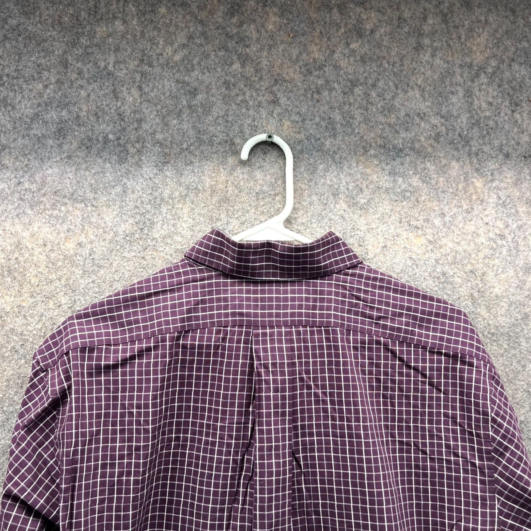 Eddie Bauer VINTAGE Eddie Bauer Shirt Men Medium Check Purple Button-Down Preppy Windowpane Size US M / EU 48-50 / 2 - 3 Thumbnail