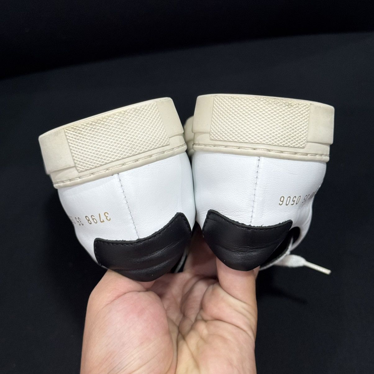 Common Projects Common Projects Women’s Achilles Low – White/Black Size US 5 / IT 35 - 20 Thumbnail