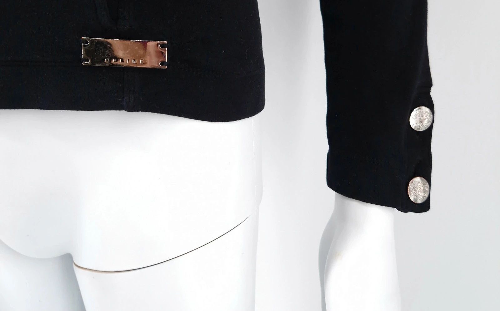 Celine Céline Fitted Military Hoodie Size S / US 4 / IT 40 - 8 Thumbnail