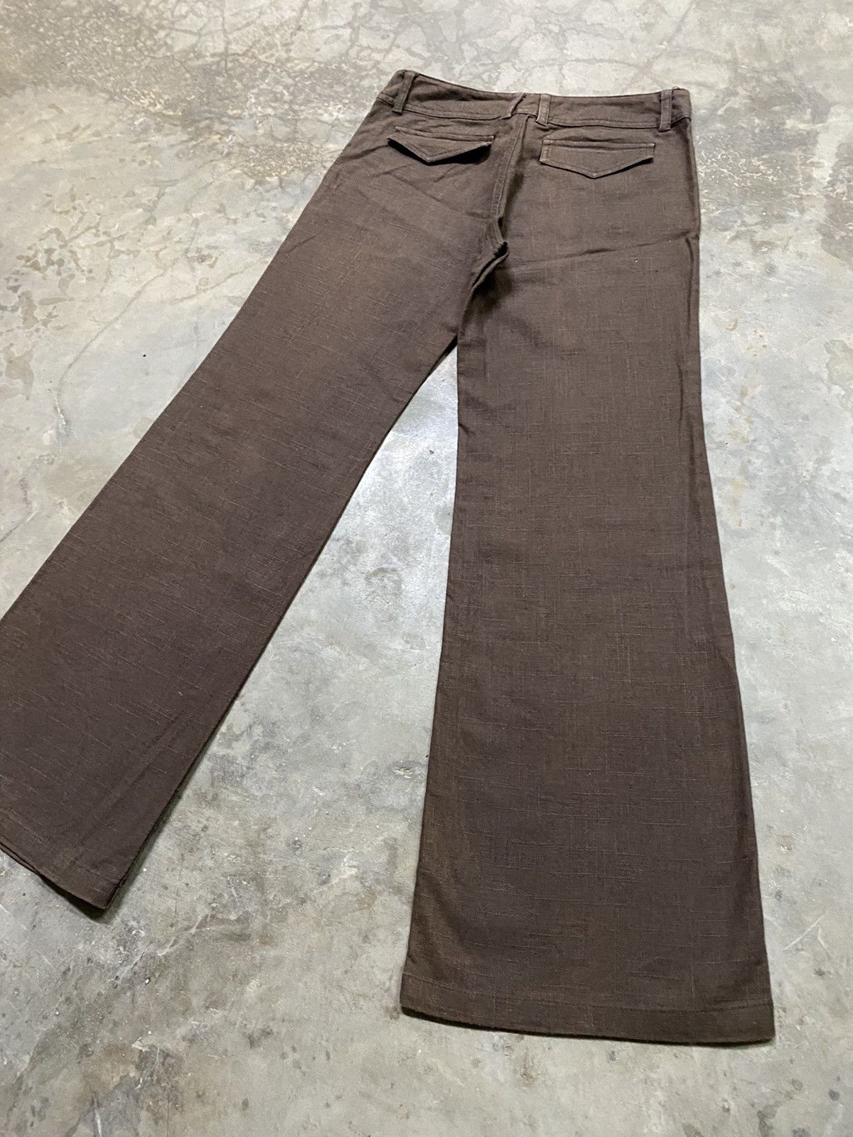 Hysteric Glamour × Japanese Brand Baggy Flare Designer Zazie Collection Japan Size 29" - 5 Thumbnail