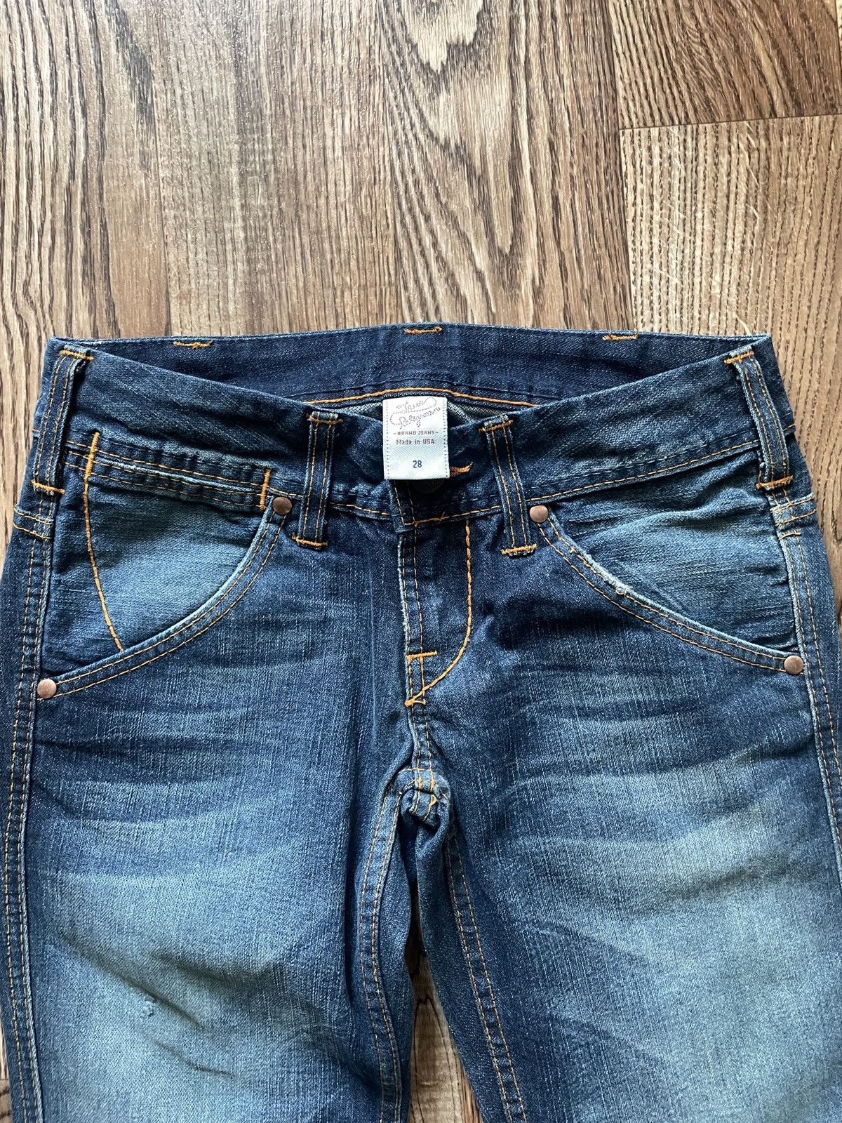 True Religion Vintage Made in U.S.A true religion Flared jeans Y2K 2000s Size 28" / US 6 / IT 42 - 7 Thumbnail