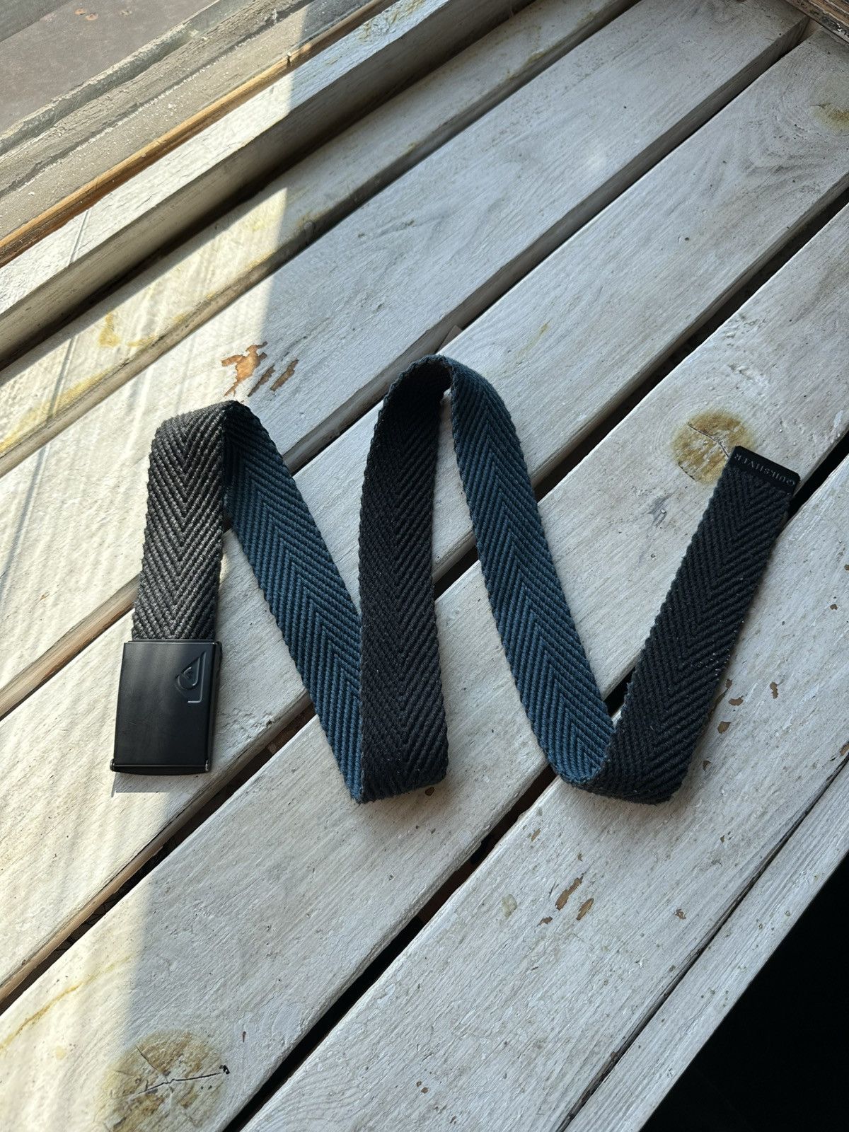 Quiksilver 🚨90s Quicksilver two sides Blue Monogram Y2k Belt Adult Rare Size ONE SIZE - 1 Thumbnail