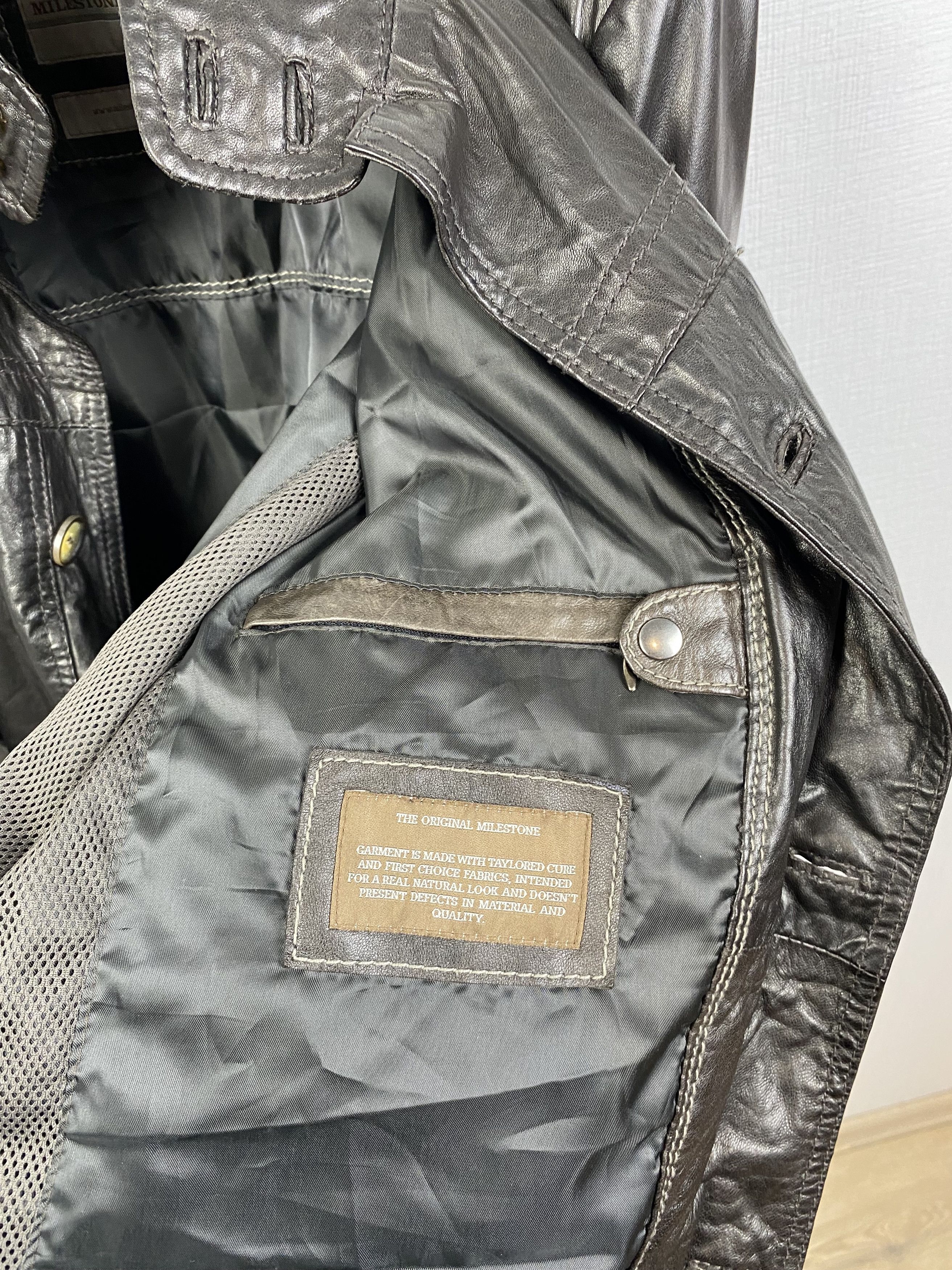 Milestone Milestone Genuine Leather Jacket Men size S Size US S / EU 44-46 / 1 - 14 Thumbnail