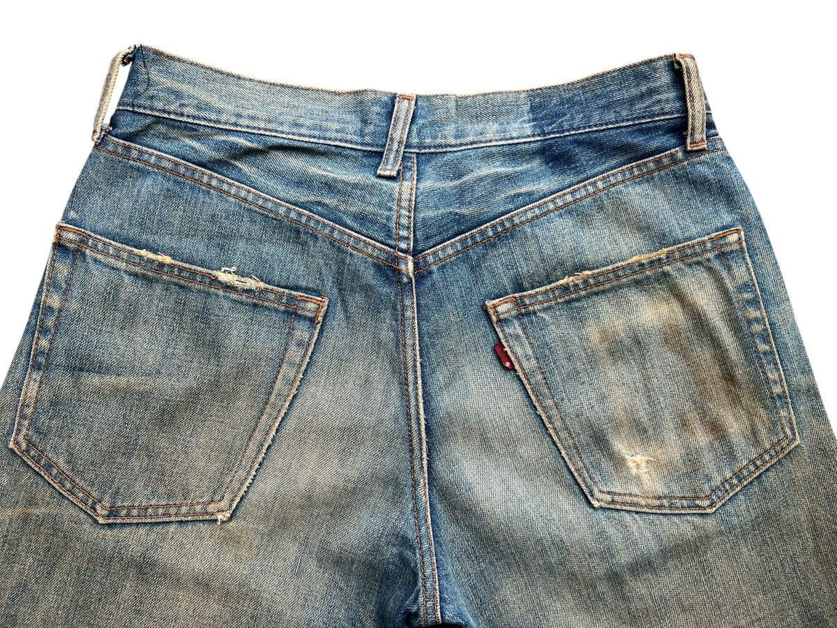 Mossimo Massimo Distressed Mudwash Distressed Denim Jeans 31x34 Size US 31 - 7 Thumbnail