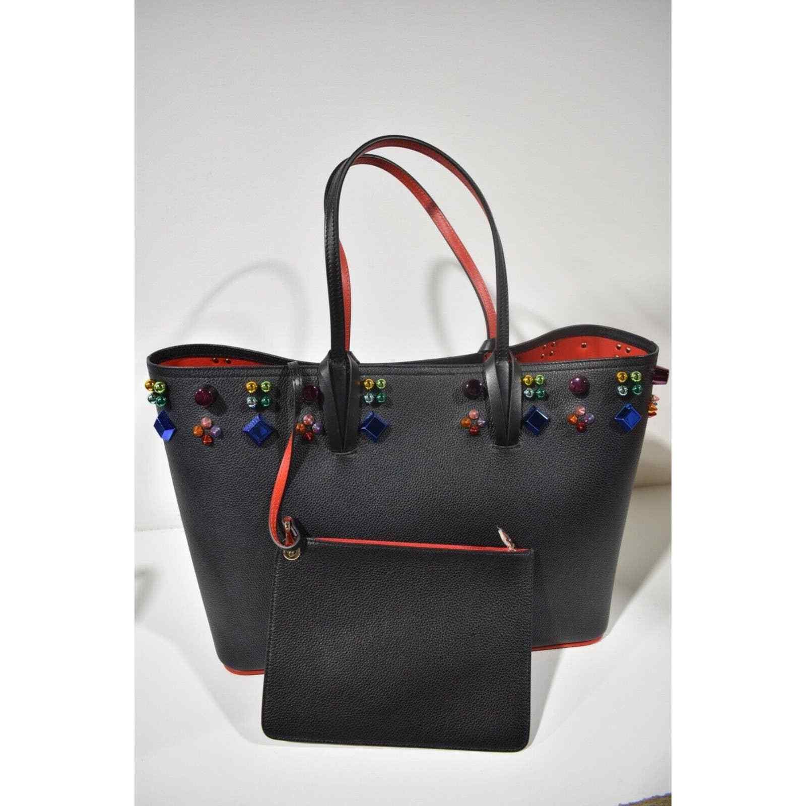 Christian Louboutin Christian Louboutin Multicolor Spike Tote Shoulder Bag Size ONE SIZE - 9 Thumbnail