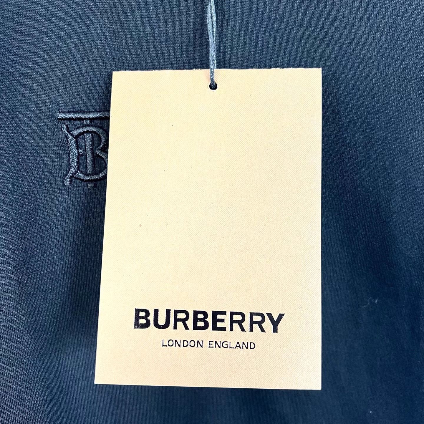 Burberry Burberry Black Embroidered Logo Short Sleeve T-Shirt K12 Size US XXS / EU 40 - 7 Thumbnail