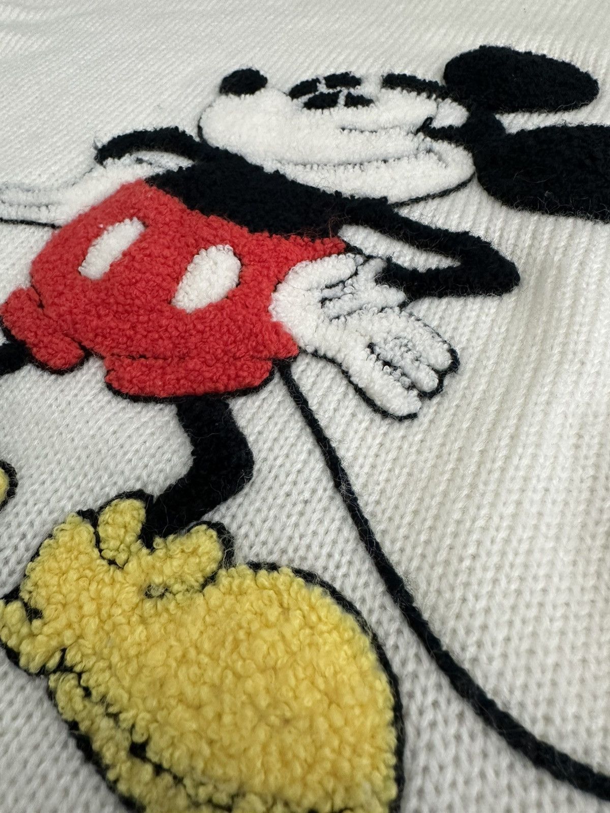 Disney VNTG 70s Disney Character Fashions Mickey Mouse Knit Sweater Size US L / EU 52-54 / 3 - 9 Thumbnail
