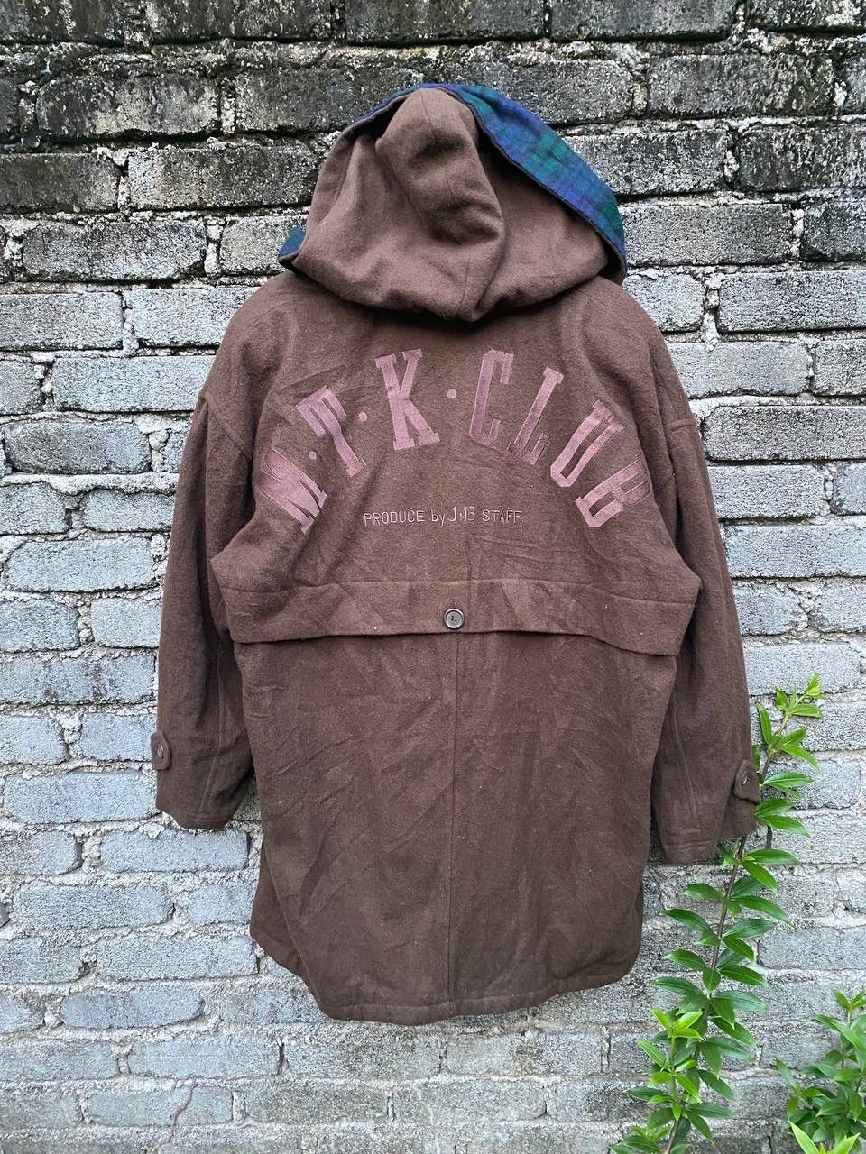 Japanese Brand Vintage Jeoffrin Byrs Duffel Coat Size US L / EU 52-54 / 3 - 1 Thumbnail