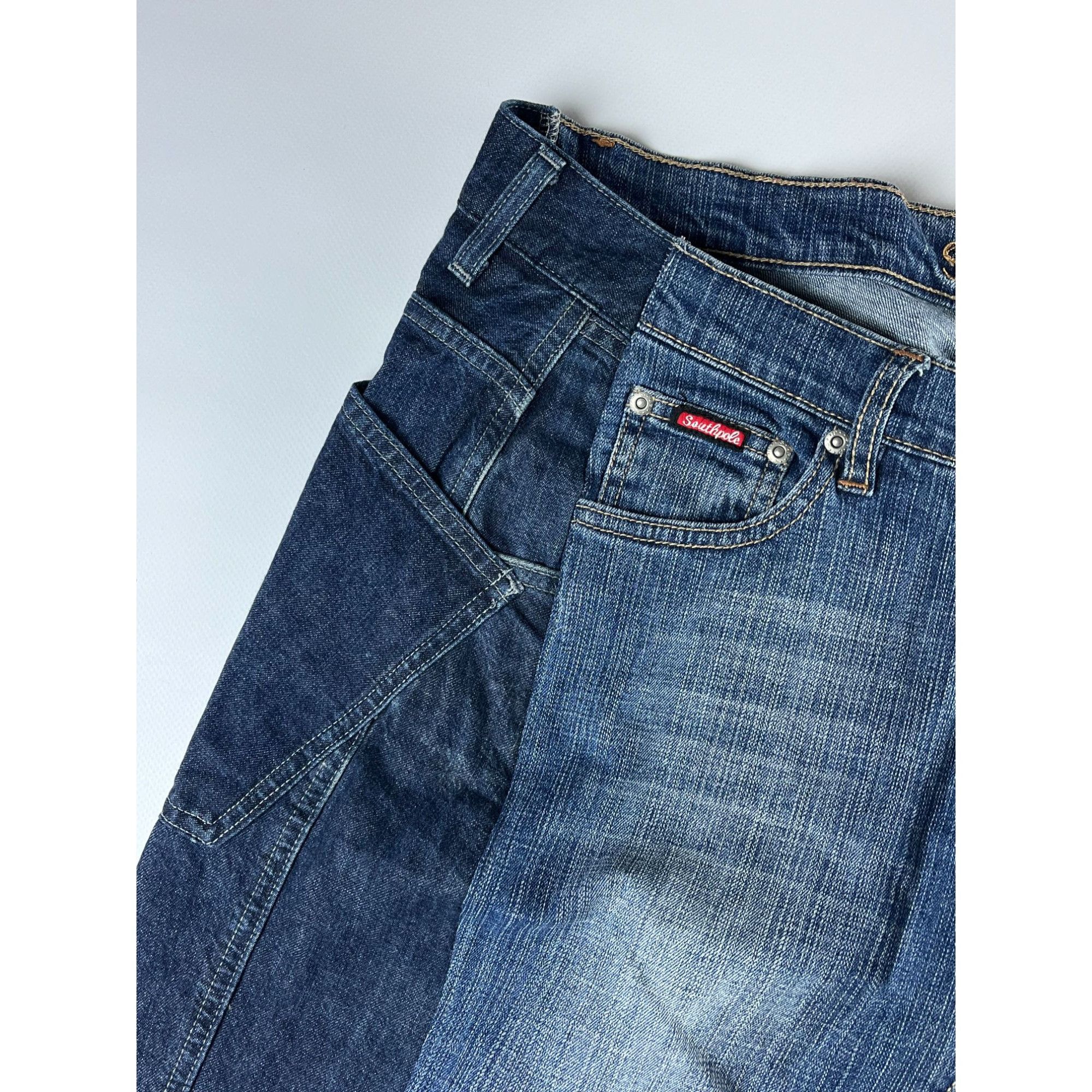 Southpole Southpole Mens Reworked Baggy Jean Size US 34 / EU 50 - 4 Thumbnail