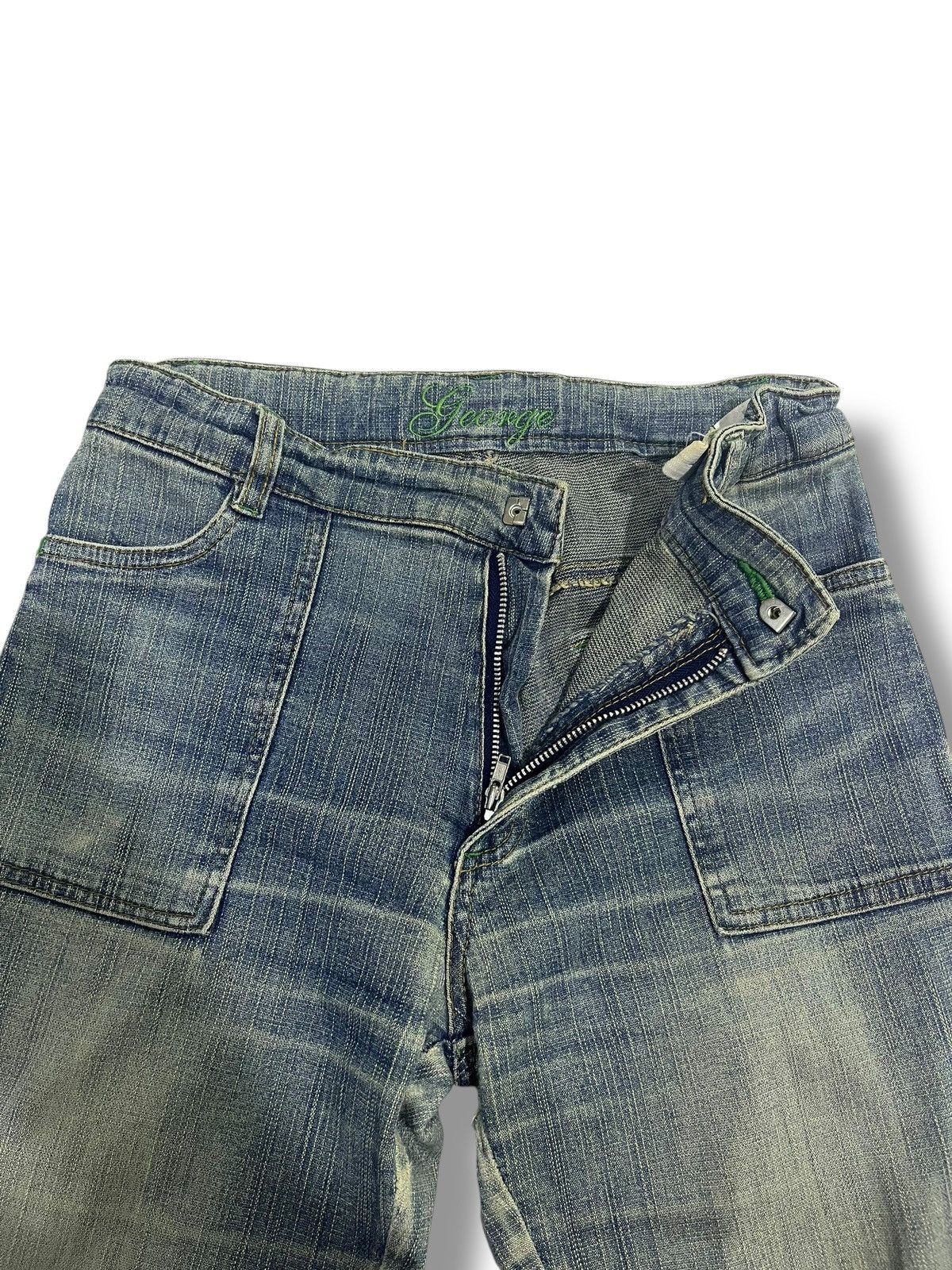 If Six Was Nine × Japanese Brand × Le Grande Bleu (L.G.B.) 🇯🇵 Y2K JAPANESE BRAND FLARE WASHED BLUE PANT Size 28" / US 6 / IT 42 - 5 Thumbnail