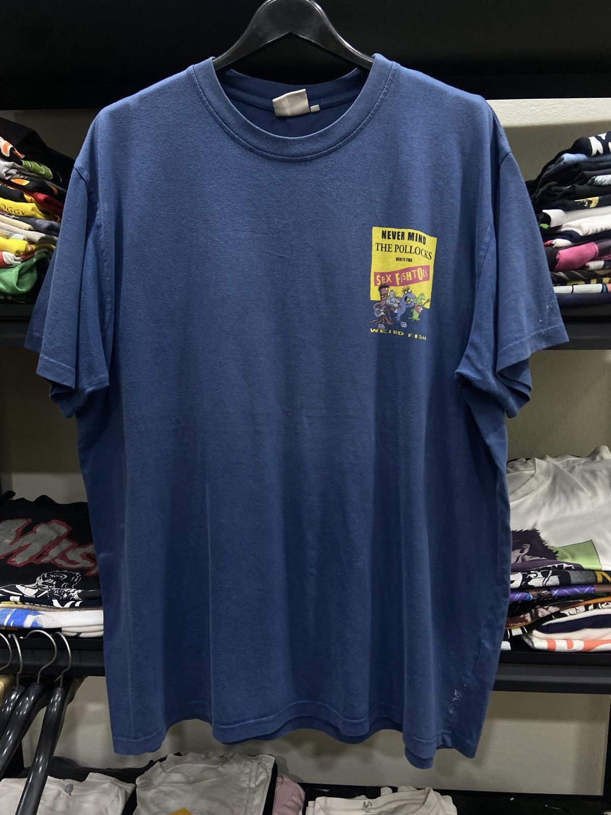 Band Tees × Vintage Vintage 00s SEX FISHTOLS NEVER MIND THE POLLOCKS TOUR TSHIRT Size US XL / EU 56 / 4 - 2 Thumbnail