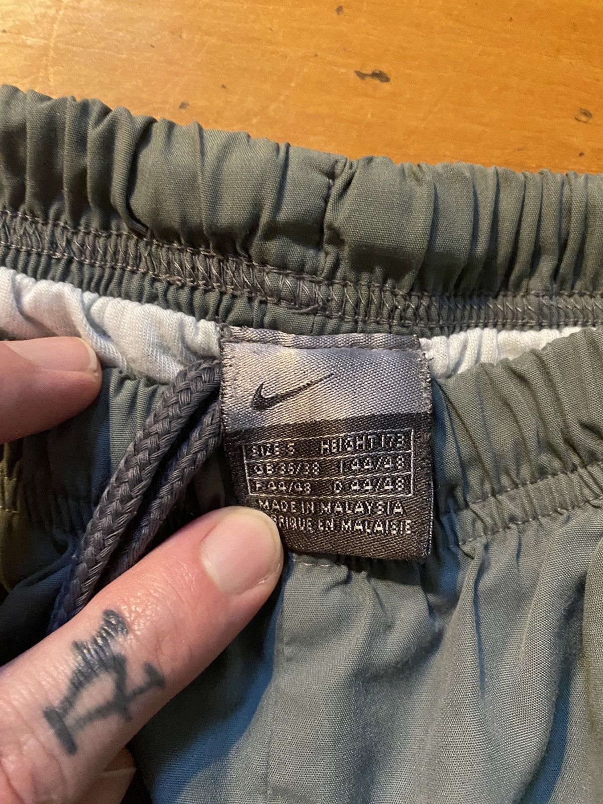 Nike × Vintage nike vintage drawstring track pants Size US 30 / EU 46 - 2 Thumbnail