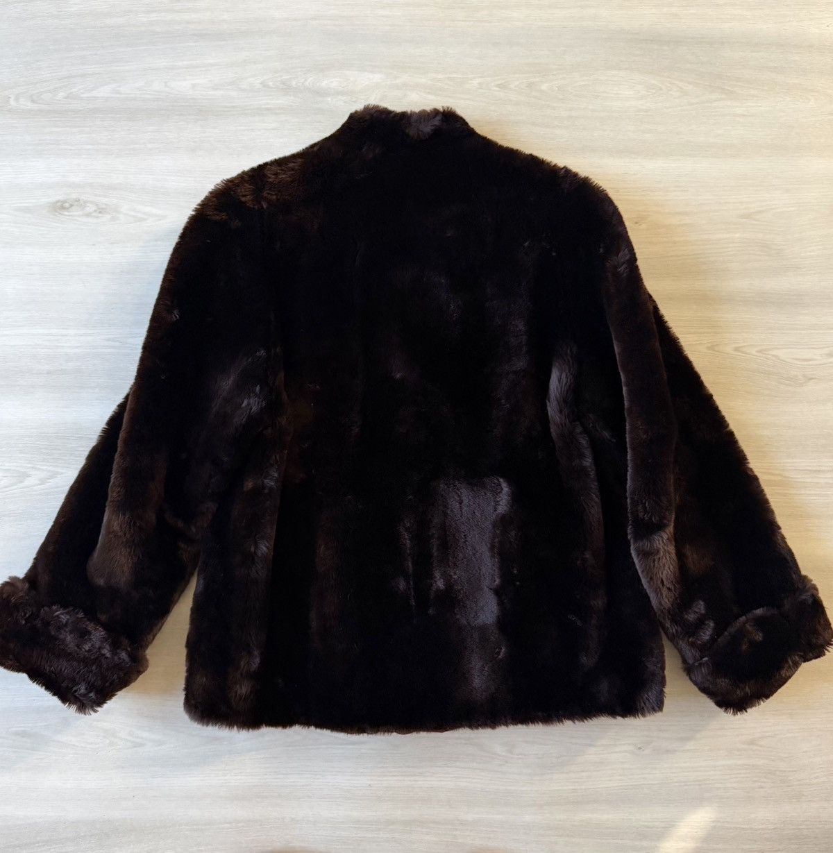 Vintage Vintage 50s Nan’s Furs Mouton Fur Coat Short Sz S/M Brown Size S / US 4 / IT 40 - 7 Thumbnail