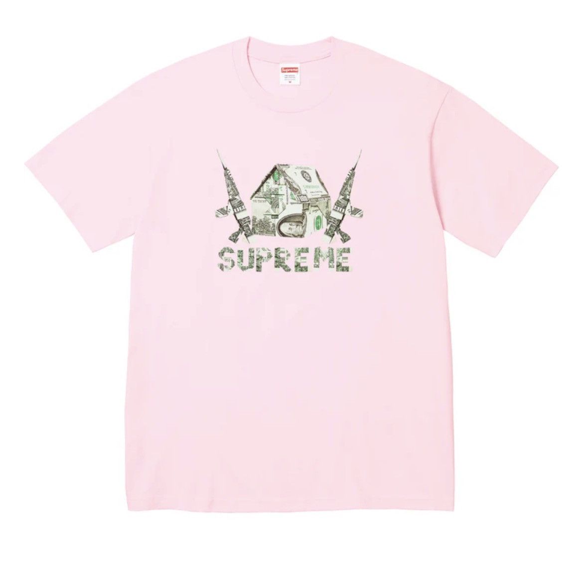 Supreme Supreme Origami Tee - Pink Size US M / EU 48-50 / 2 - 1 Thumbnail