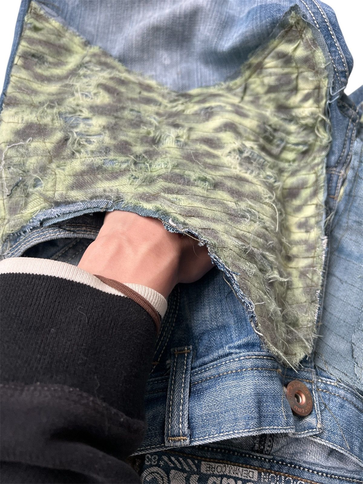 Hysteric Glamour × Japanese Brand 💥 HYSTERIC GLAMOUR BALENCIAGA STYLE JAPANESE JEANS Size US 32 / EU 48 - 7 Thumbnail