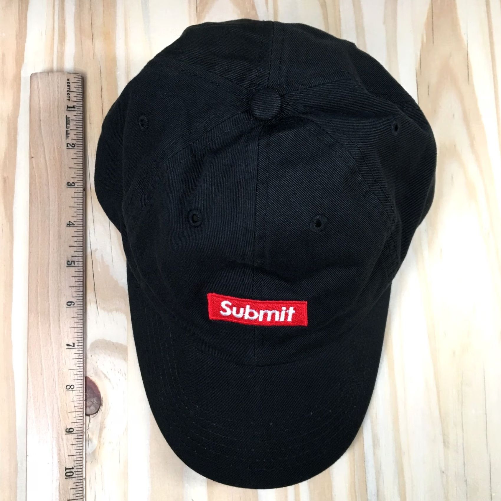 Logo 7 Submit Baseball Cap Unisex Black OS Adjustable Curved Brim Embroidered Logo Size ONE SIZE - 4 Thumbnail