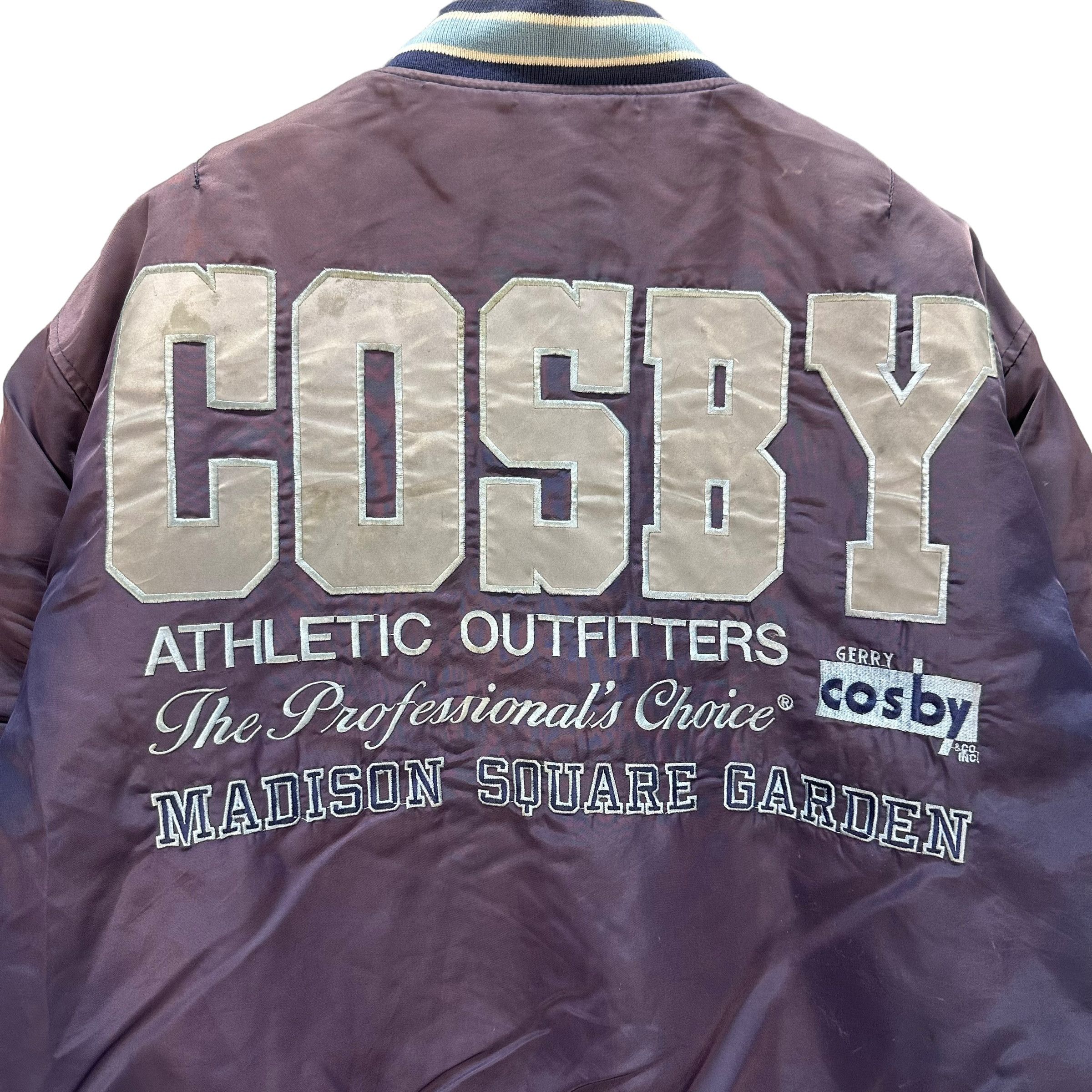 Vintage 80's COSBY MSG BIG LOGO SUN FADED BOMBER JACKET #8745-024 Size US L / EU 52-54 / 3 - 2 Thumbnail