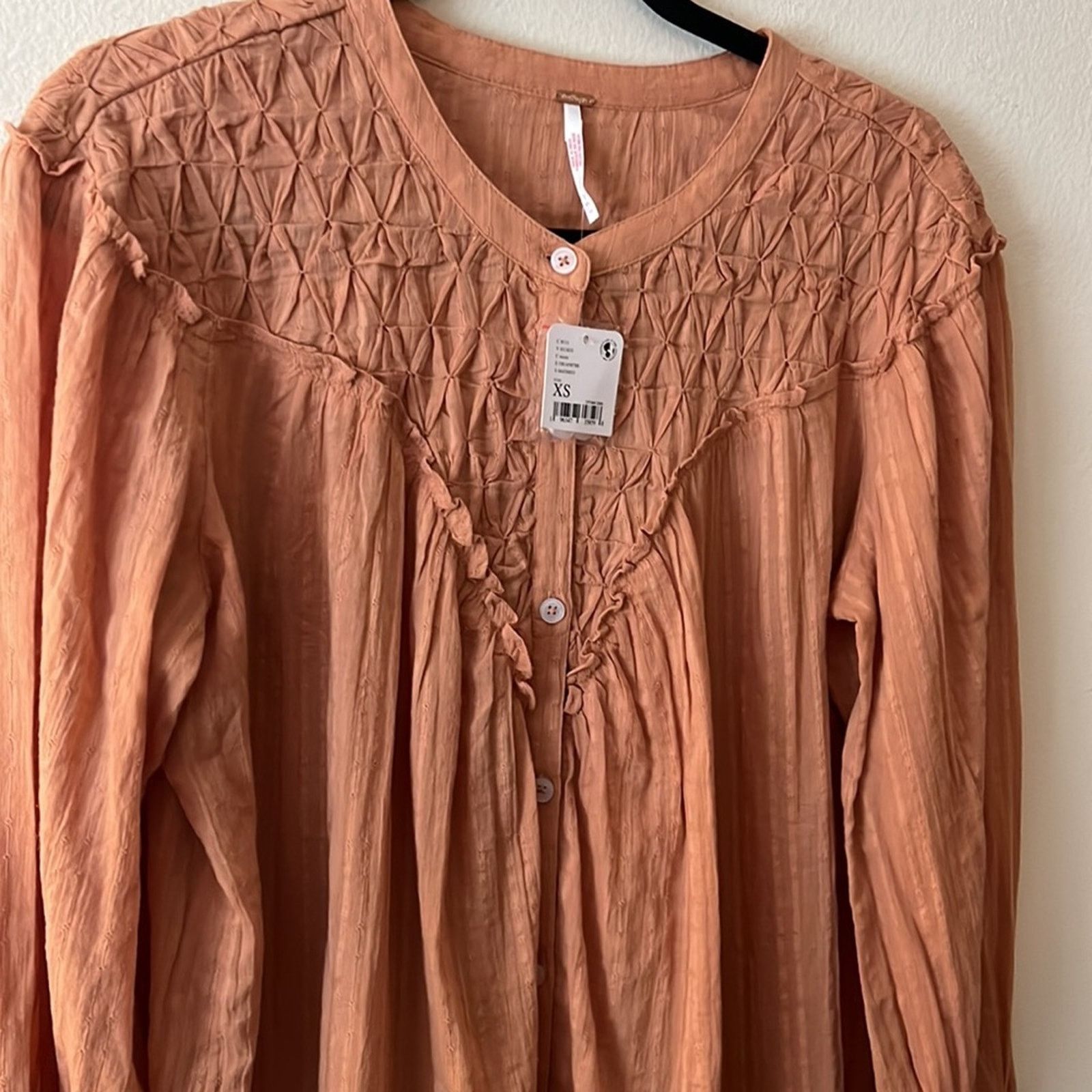 Free People Free People Marigold Buttondown Top Size XS Size XS / US 0-2 / IT 36-38 - 7 Thumbnail