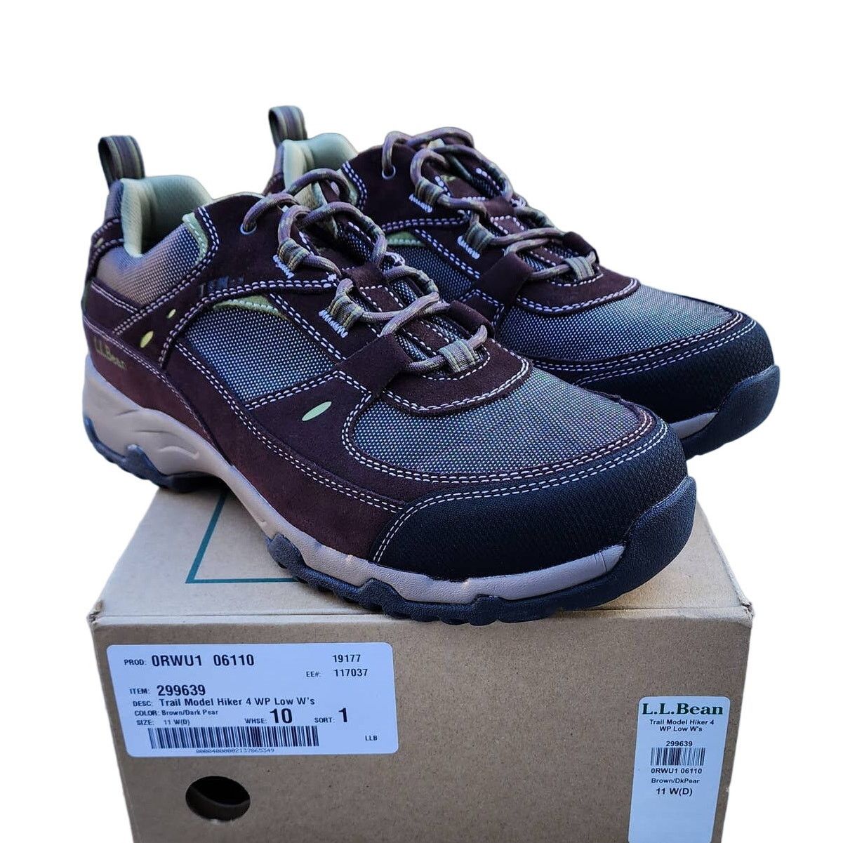 L. L. Bean Trail Model 4 Waterproof Hiking Shoes Sneakers