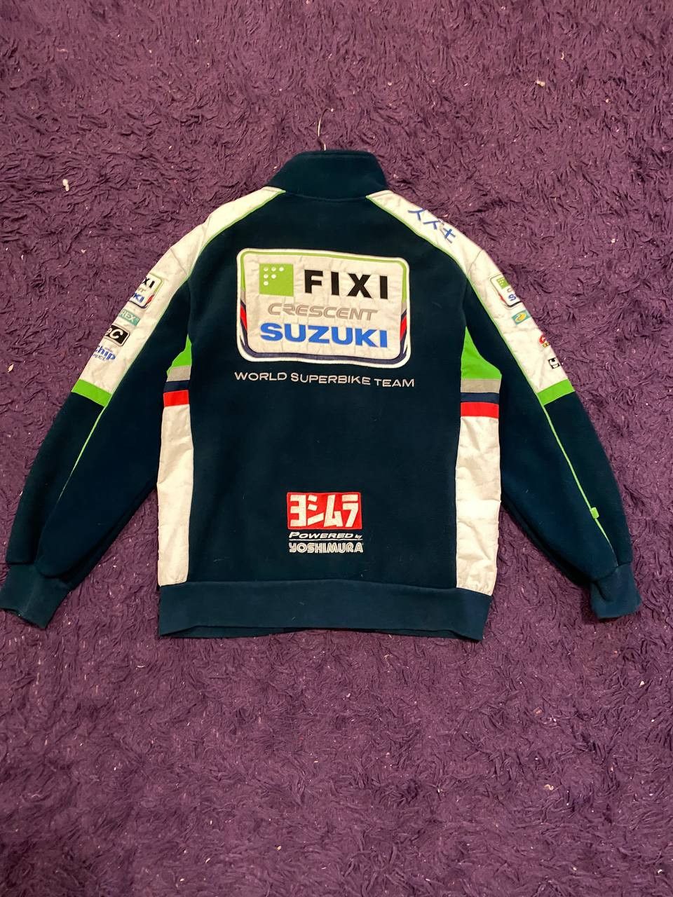Vintage Y2K Sweatshirt SUZUKi Superbike team vintage motorex Size US XS / EU 42 / 0 - 17 Thumbnail