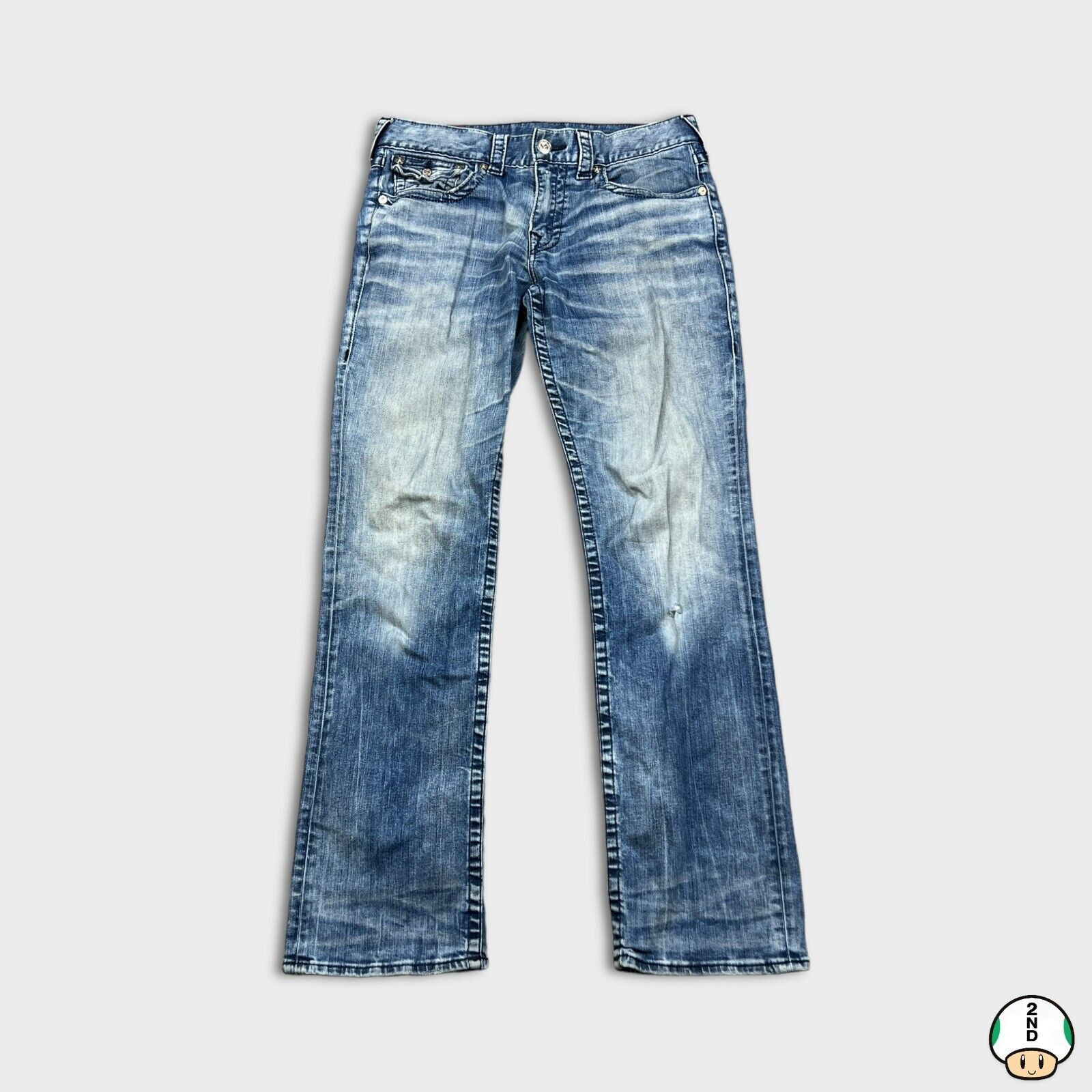 True Religion True Religion Jeans 36x33 Ricky World Tour Relaxed Denim Size US 36 / EU 52 - 1 Thumbnail