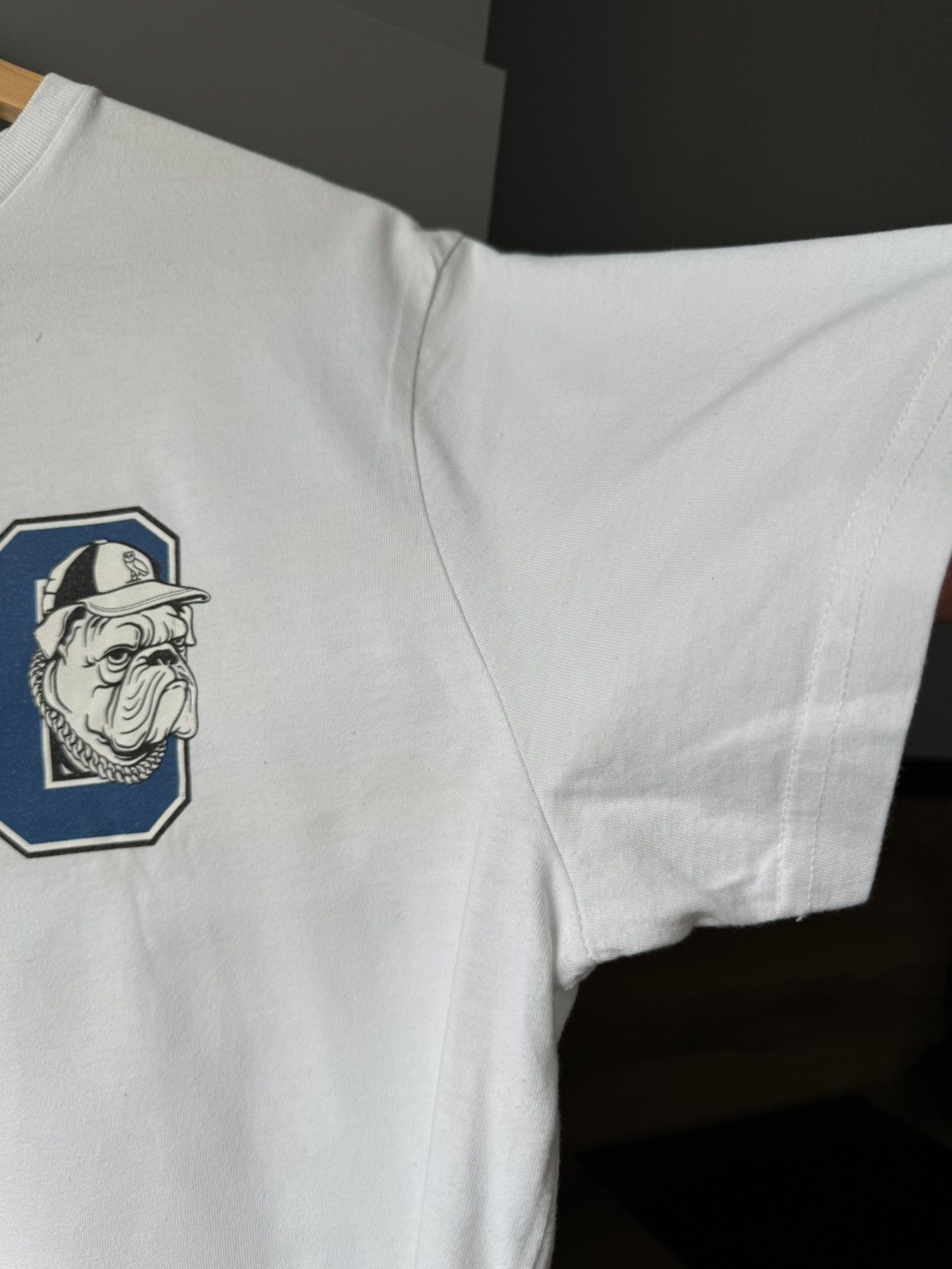 Drake OVO Bulldog White T Shirt Size US L / EU 52-54 / 3 - 5 Thumbnail