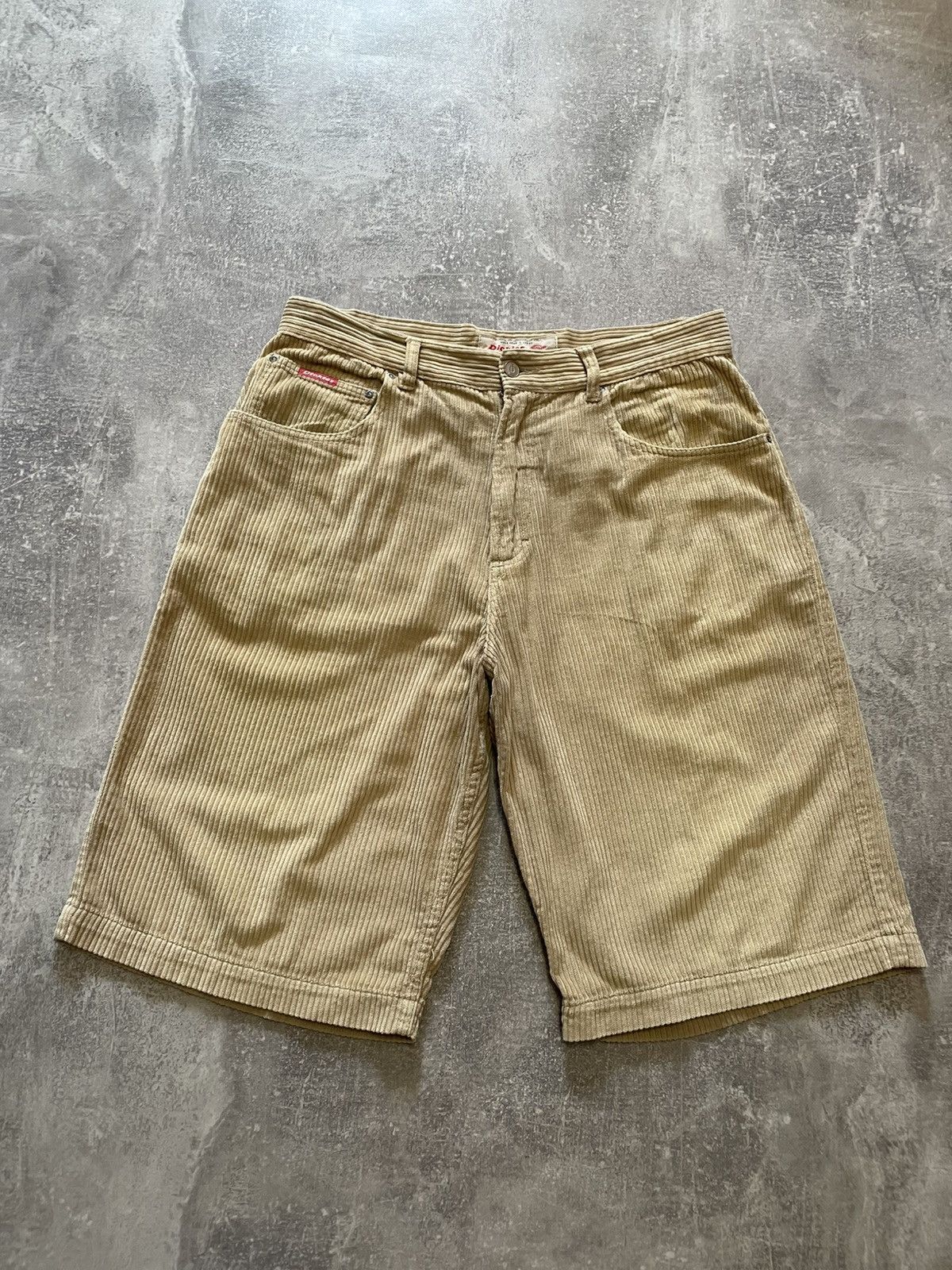 Dickies × Vintage Vintage Dickies Baige Velvet Big Daddy Buggy Shorts 34 Size US 34 / EU 50 - 2 Thumbnail