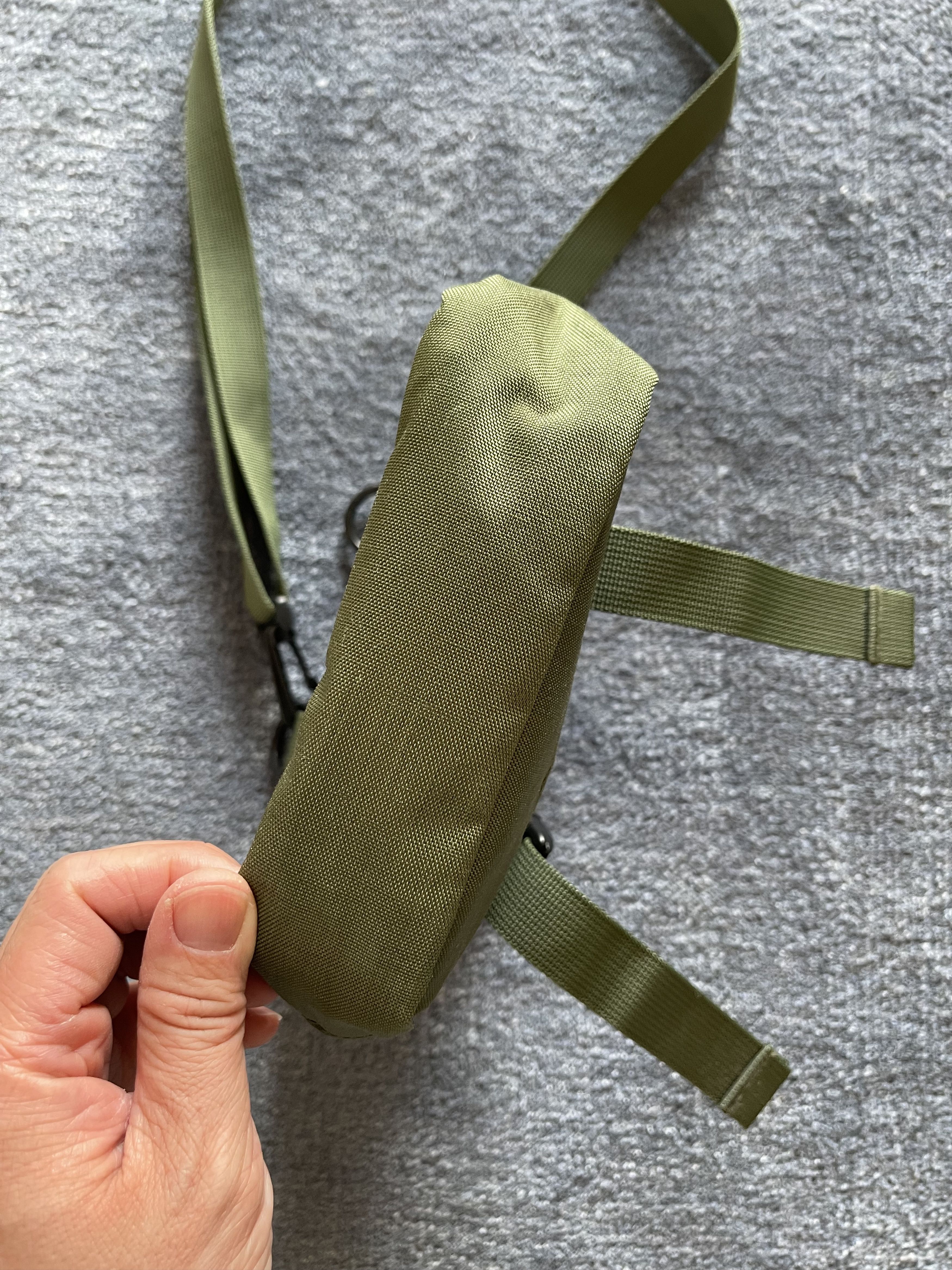 Undefeated UNDEFEATED Crossbody Shoulder Bag Olive Nylon Geometric Size ONE SIZE - 4 Thumbnail